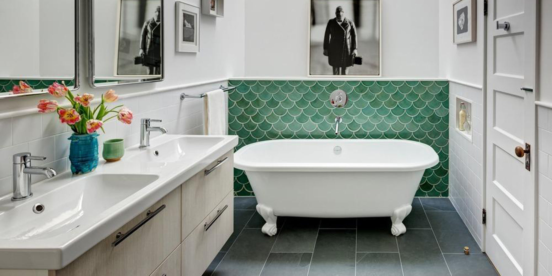 Inspiring Bathroom Spaces for Two Brooklyn Creatives