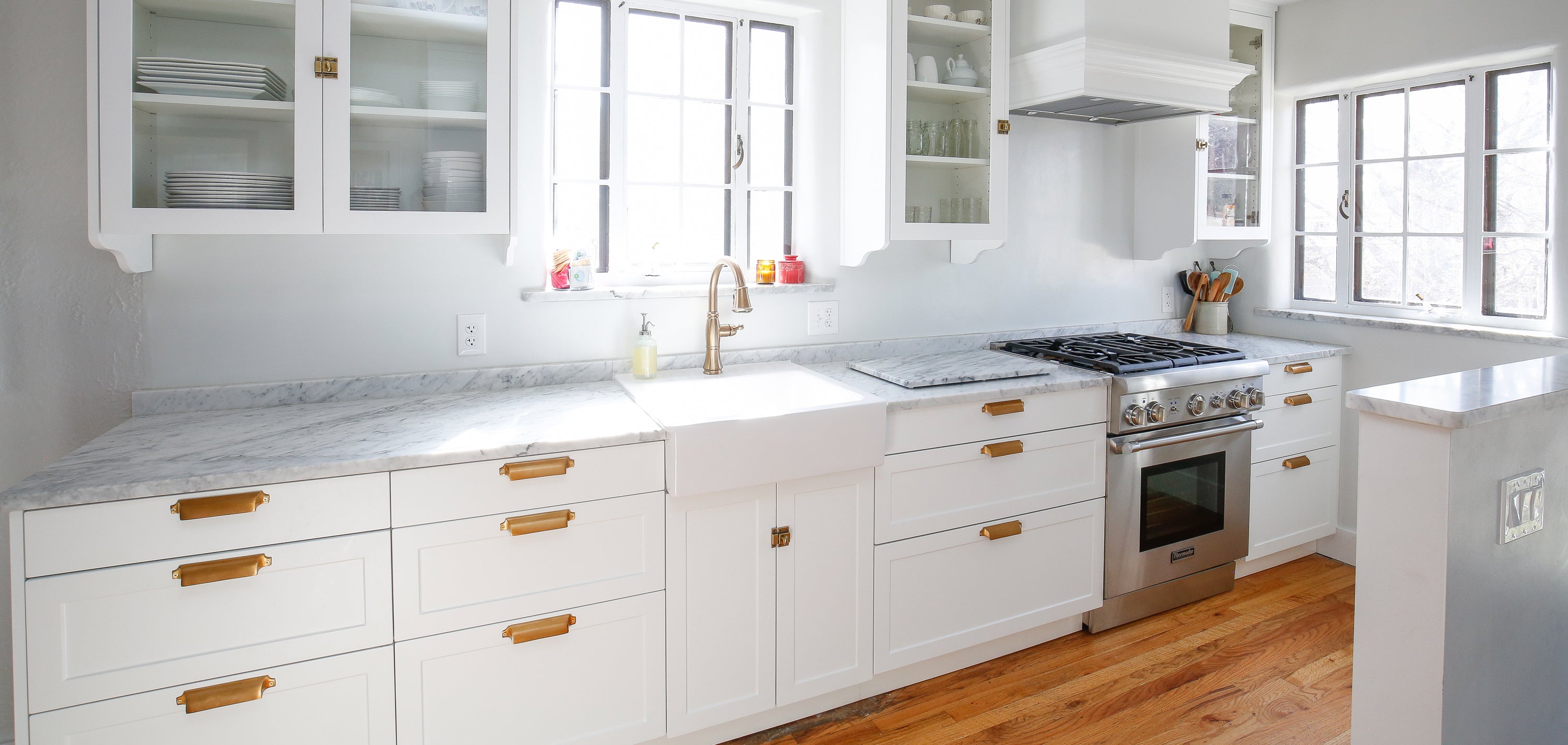 A Functional White Shaker Kitchen on a Budget
