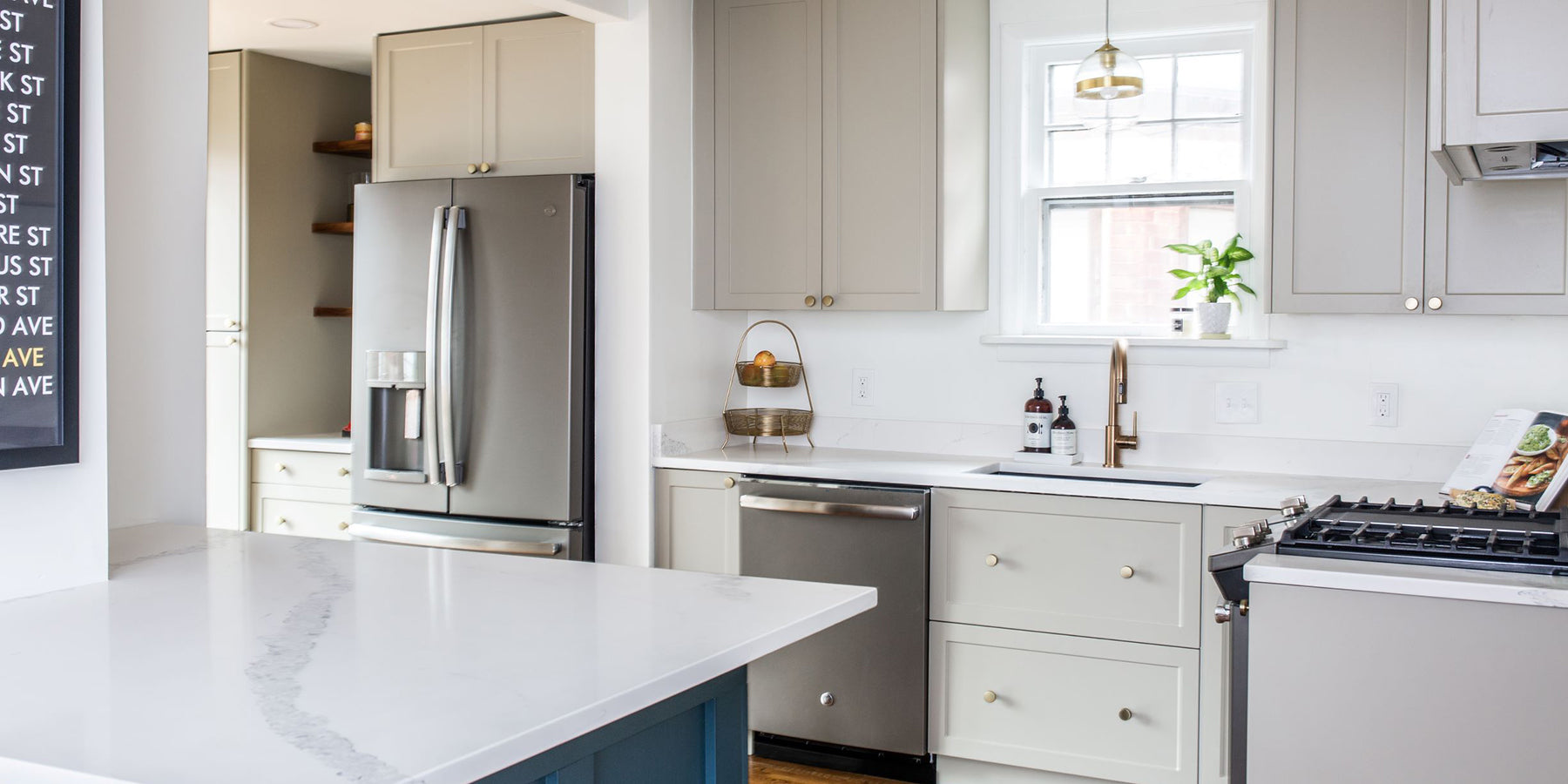 Brilliant Open Kitchen Design Makeover with Supermatte Shaker