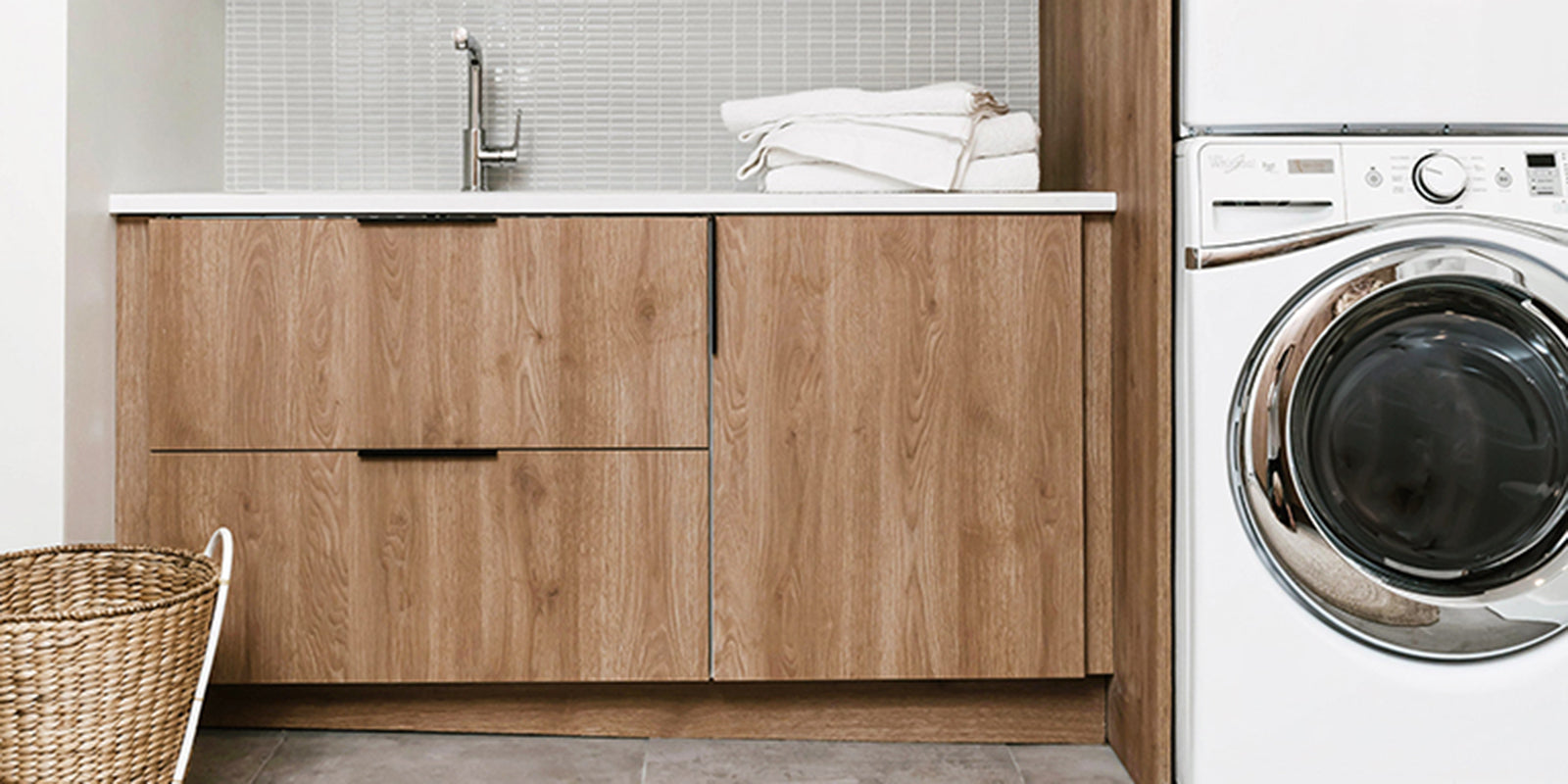 A Chic Yet Functional Built-in Laundry You'll Love