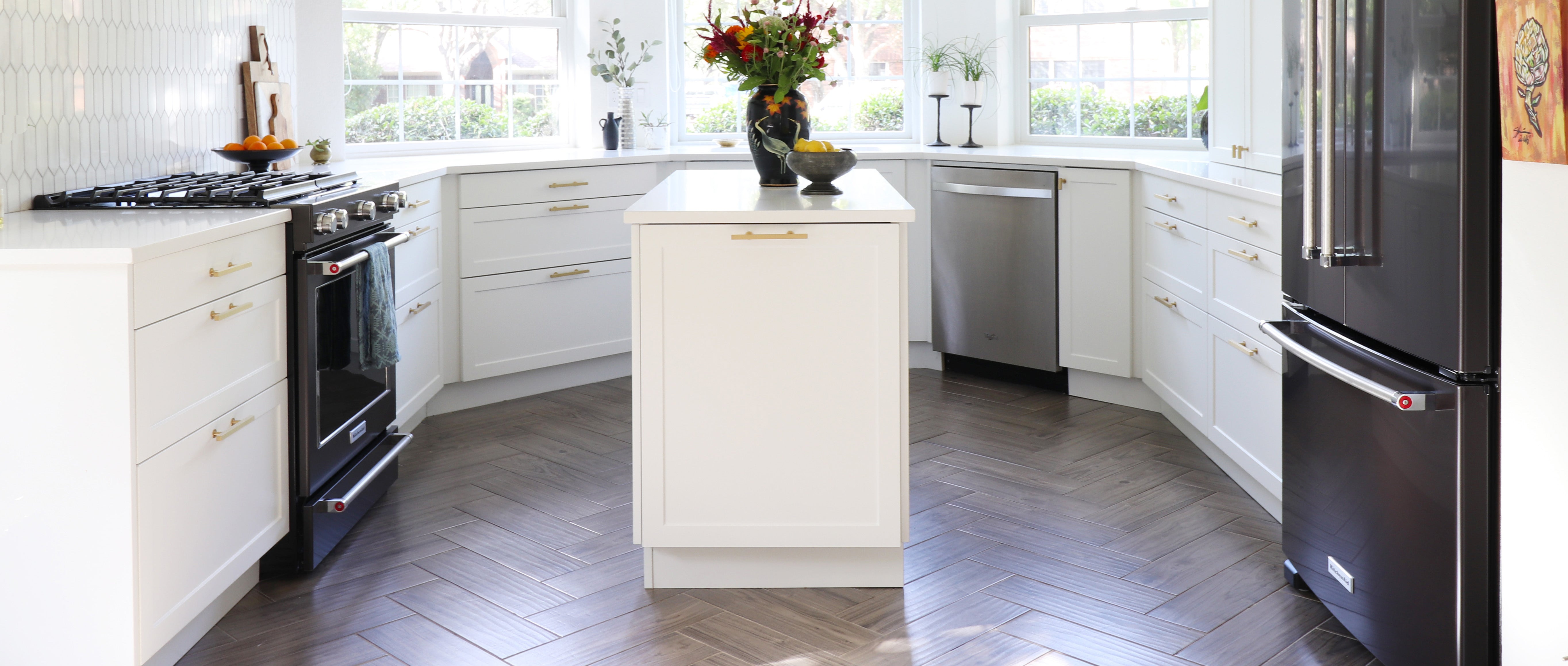 Bright White Kitchen Remodel in Austin