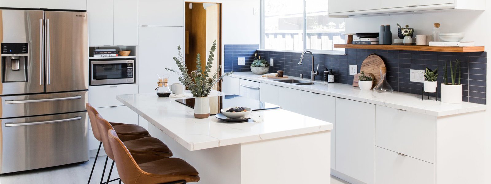 Cramped Eichler Kitchen Refresh on a Small Budget