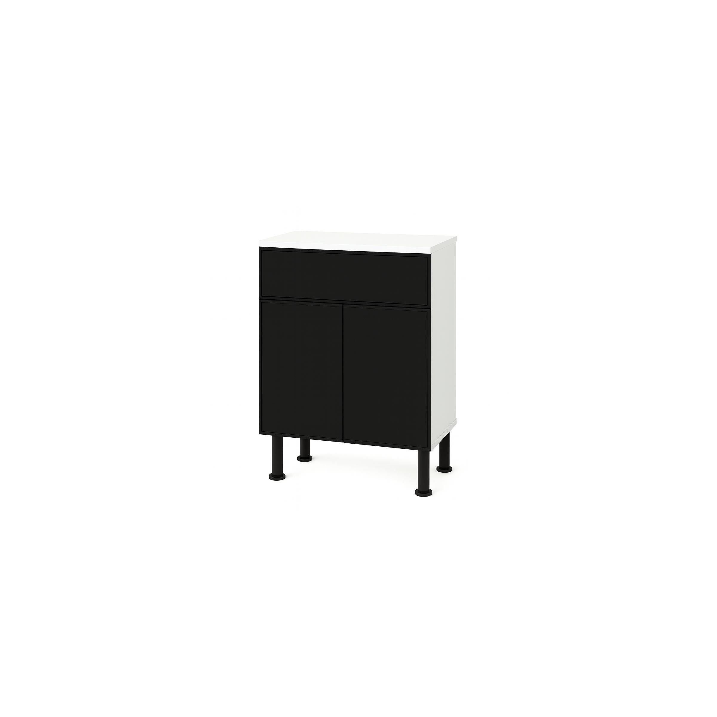 24" Base Sink Cabinet PEPPERCORN