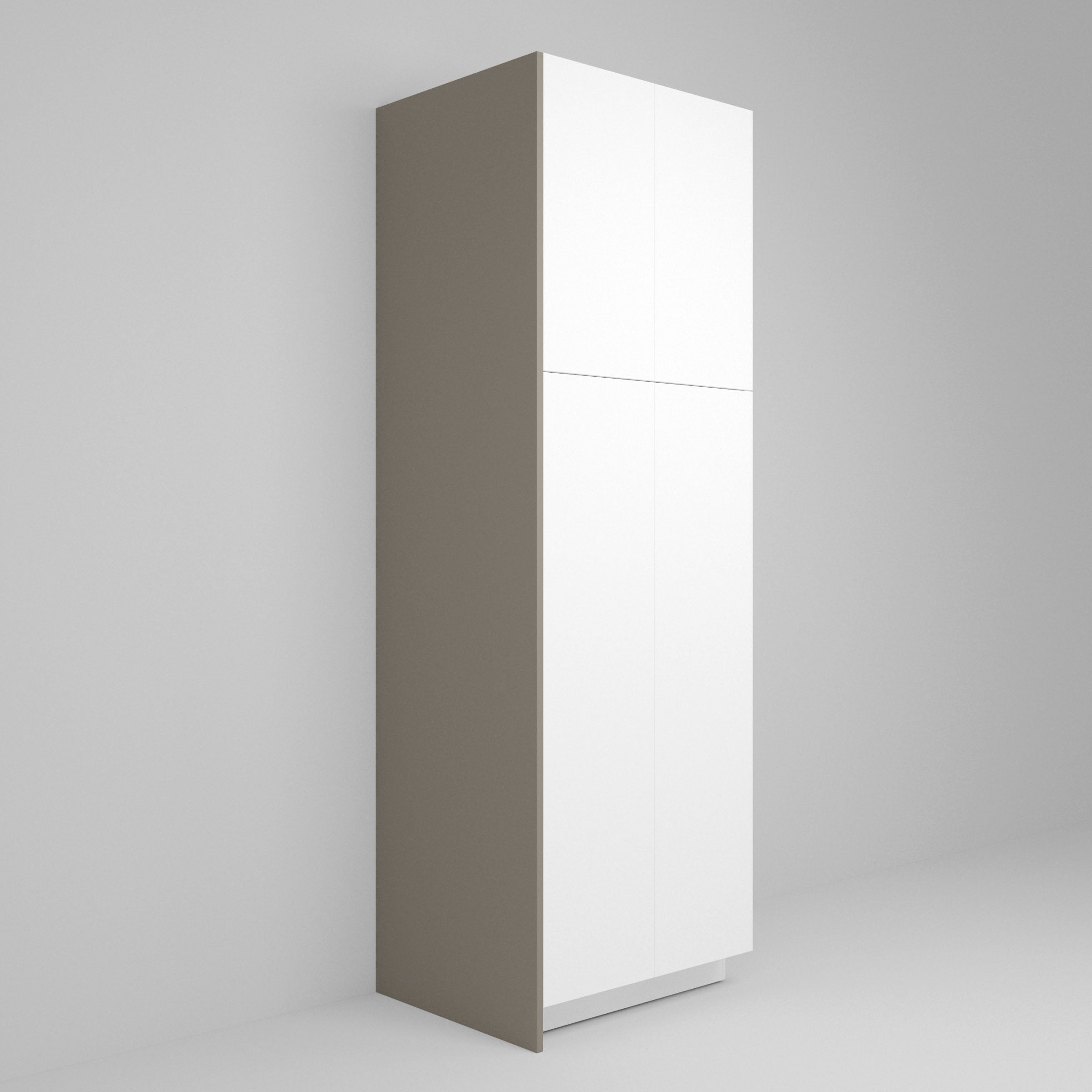 Desert Grey Supermatte Slab Cover Panels for Sektion