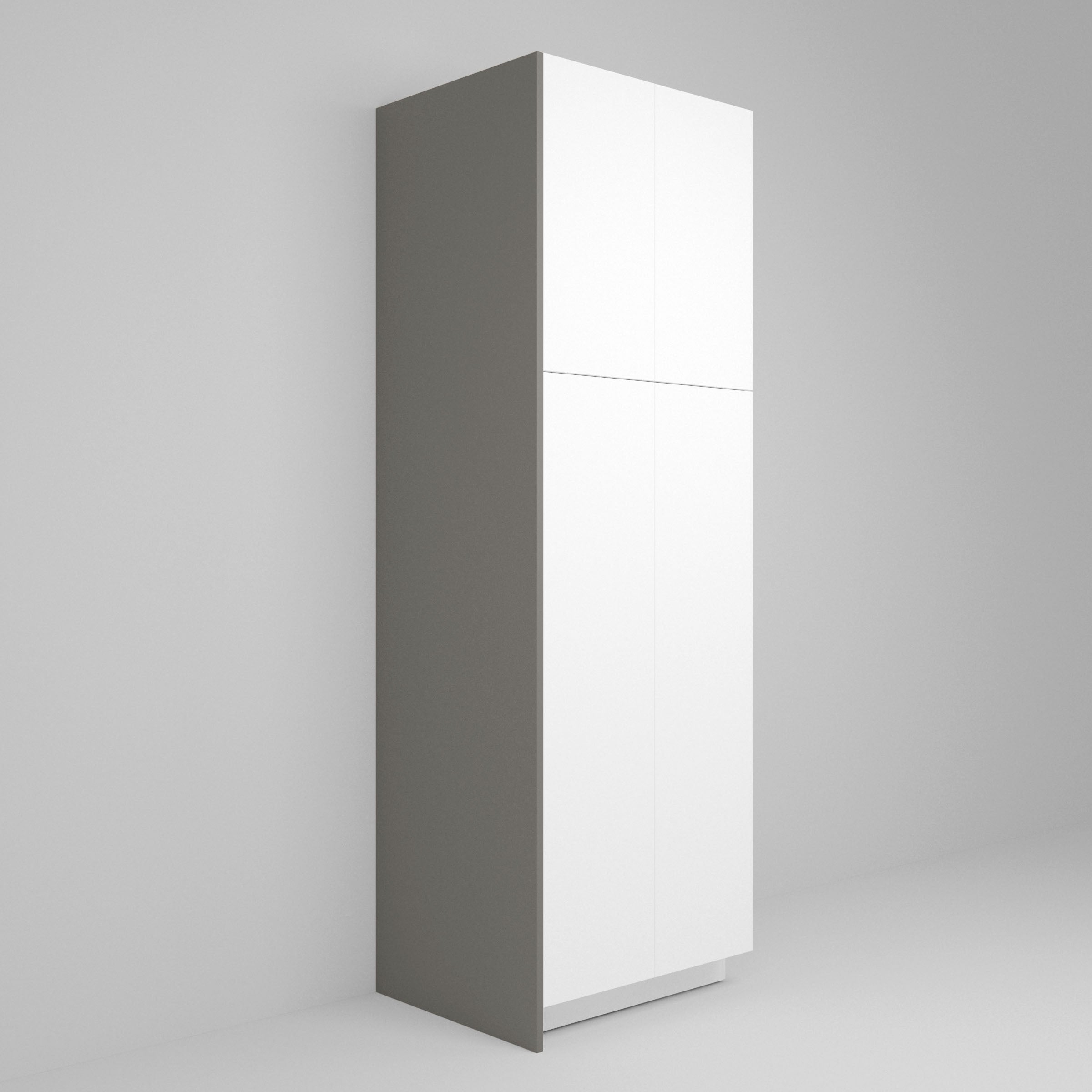 Light Grey Supermatte Slab Cover Panel for Akurum