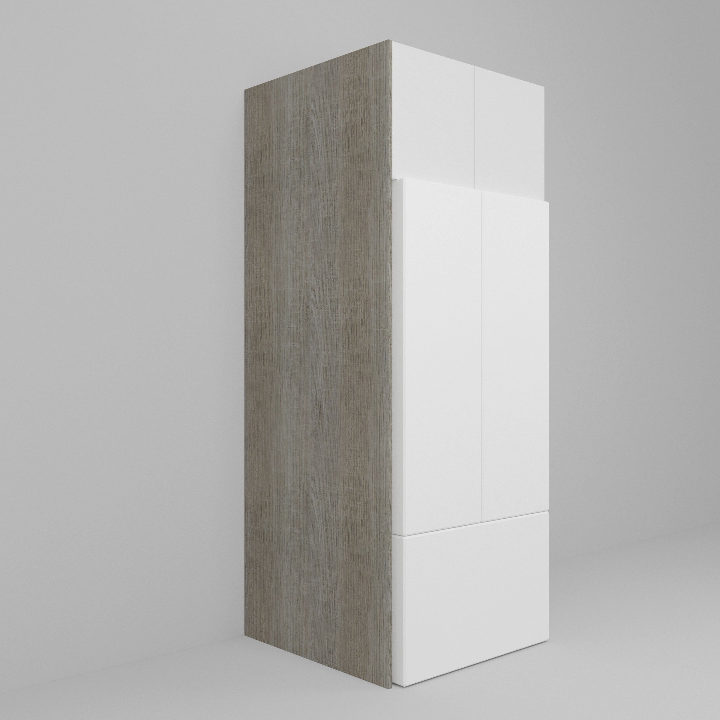 Smoke Impression Slab Cover Panels for Sektion