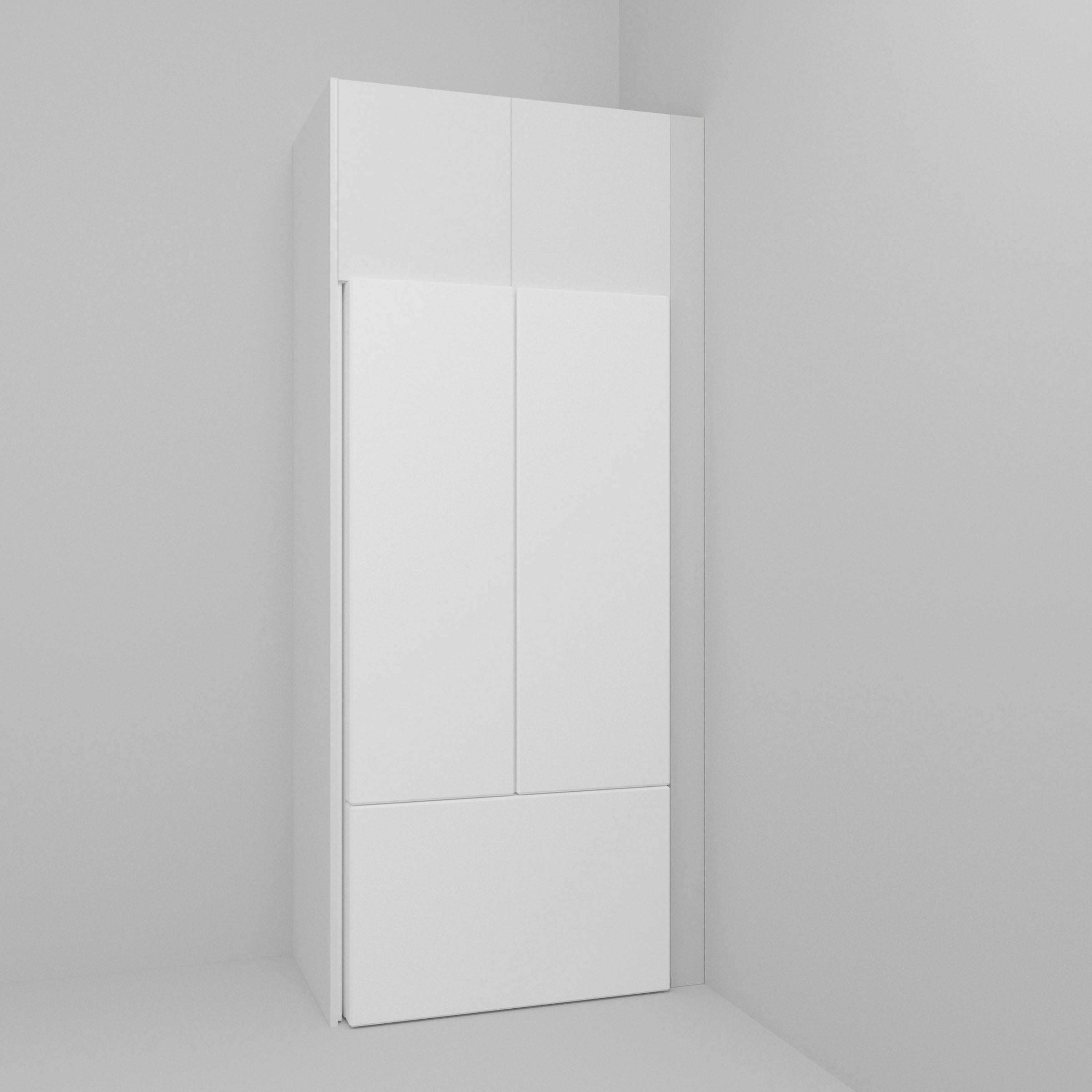 White Supermatte Slab Trim for Sektion