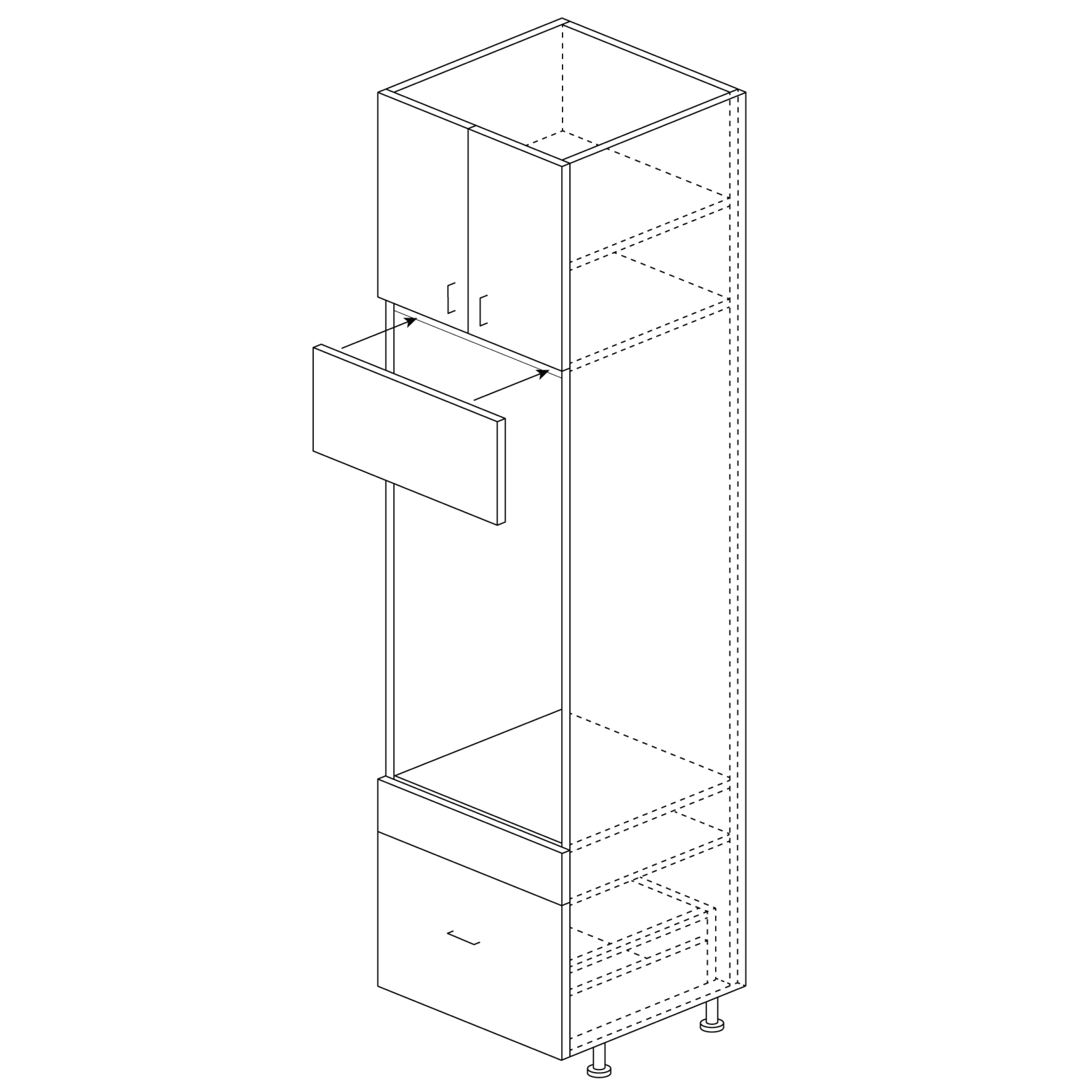 Tall Applied Panel (1/2") 25" x 96" Cut to size for 84.5", 94.5"