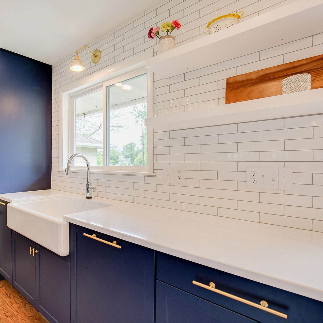 5" Round Bar Pull - Brushed Brass Brushed Brass