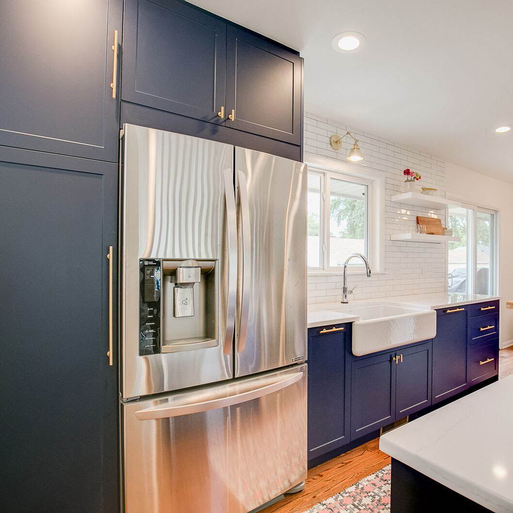 14" Round Bar Pull - Brushed Brass Brushed Brass