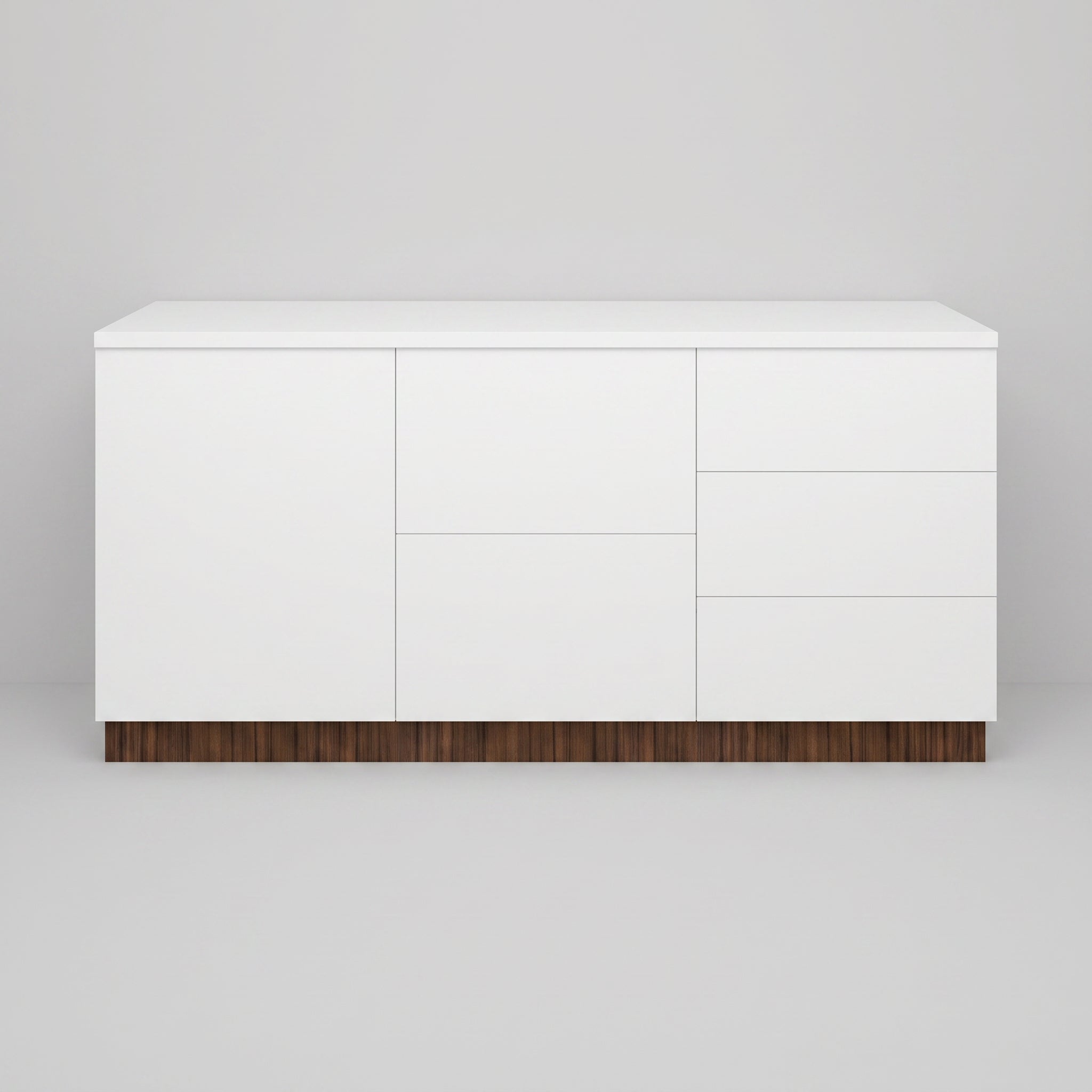 Chestnut Impression Slab Toekick for Akurum