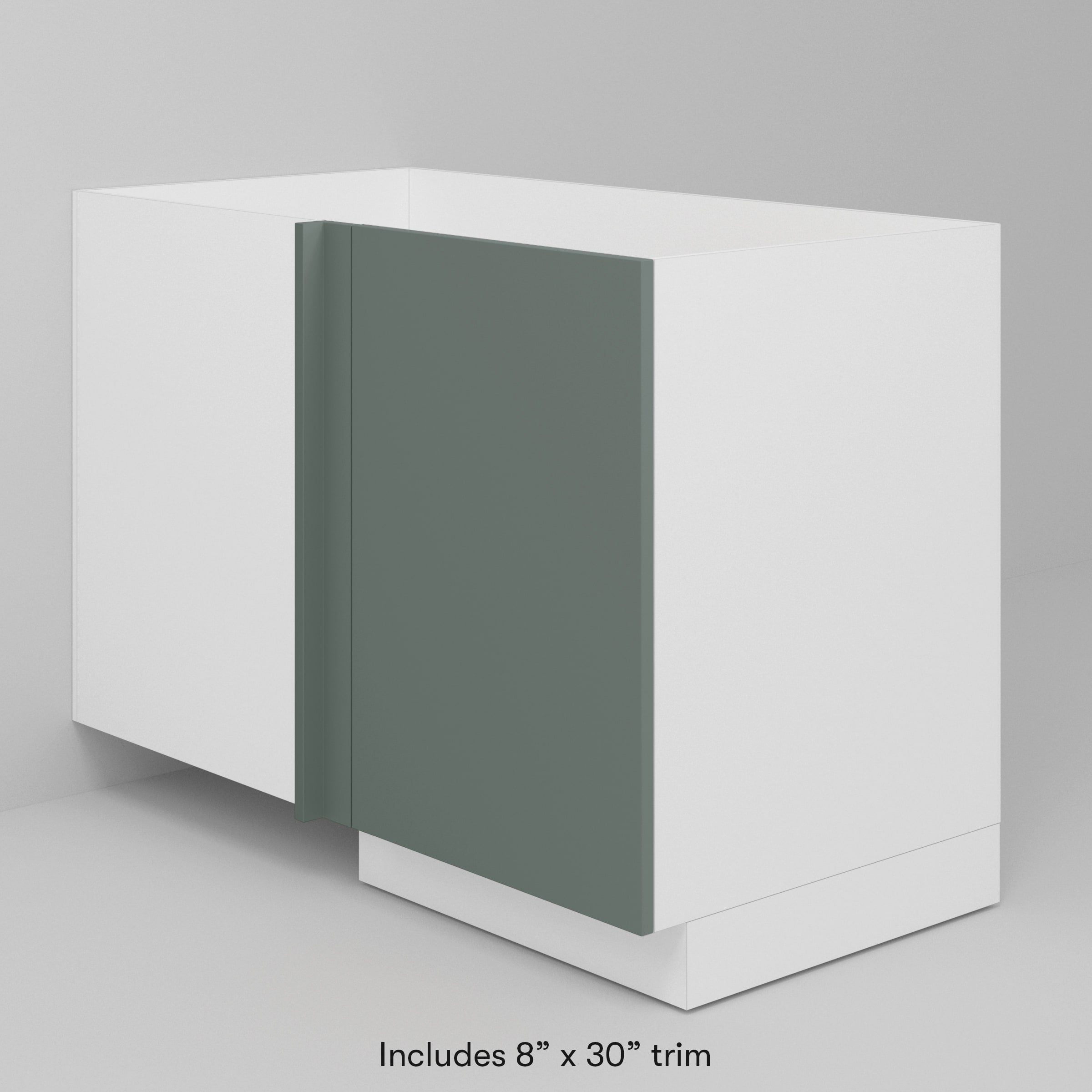 Moss Supermatte Slab Door for Sektion