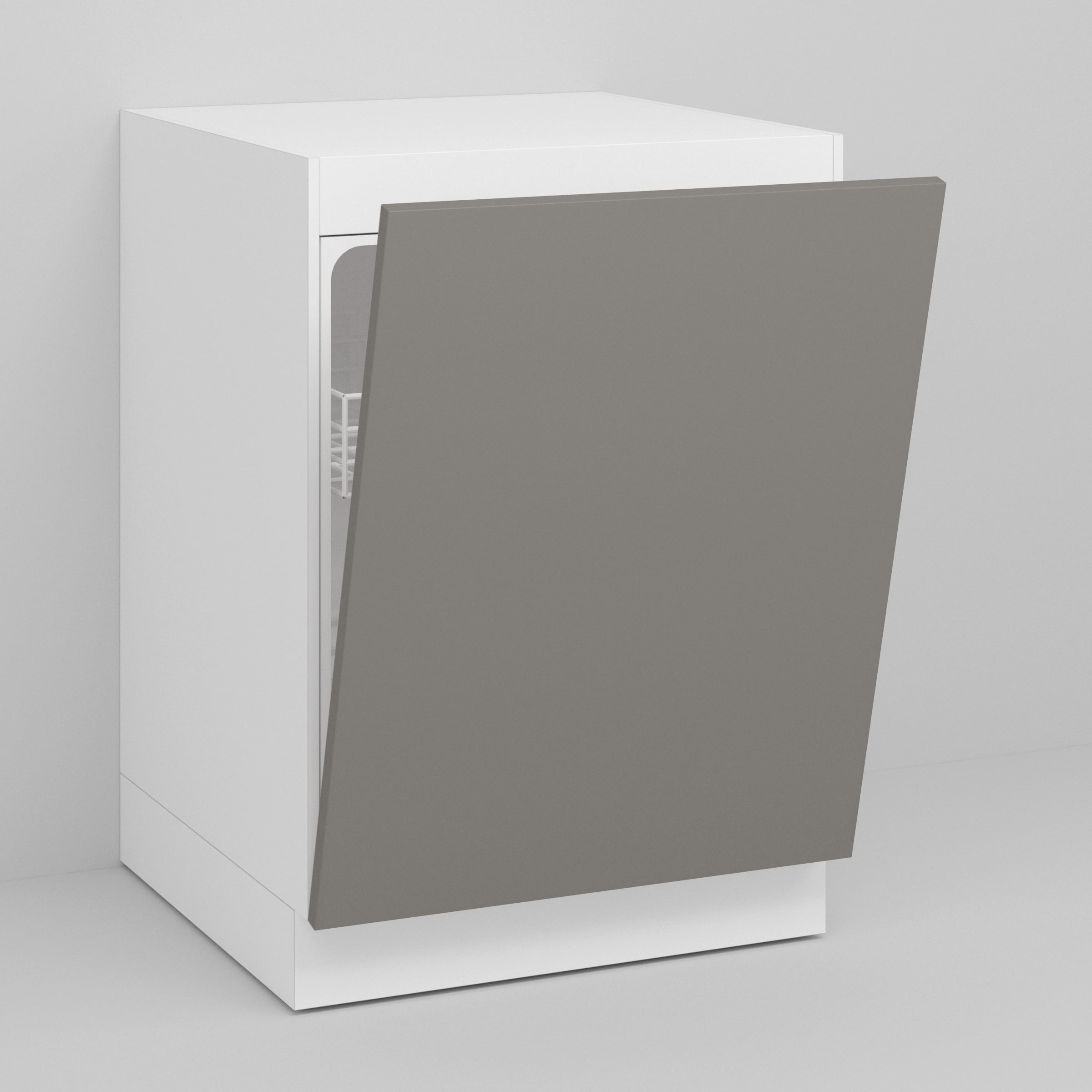 Light Grey Supermatte Slab Door for Sektion