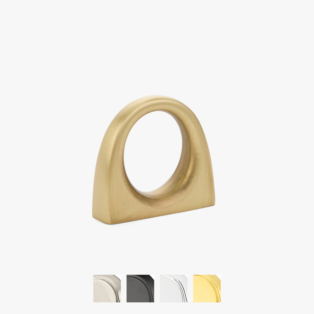 1in Contemporary Ring Knob by Emtek Satin Nickel