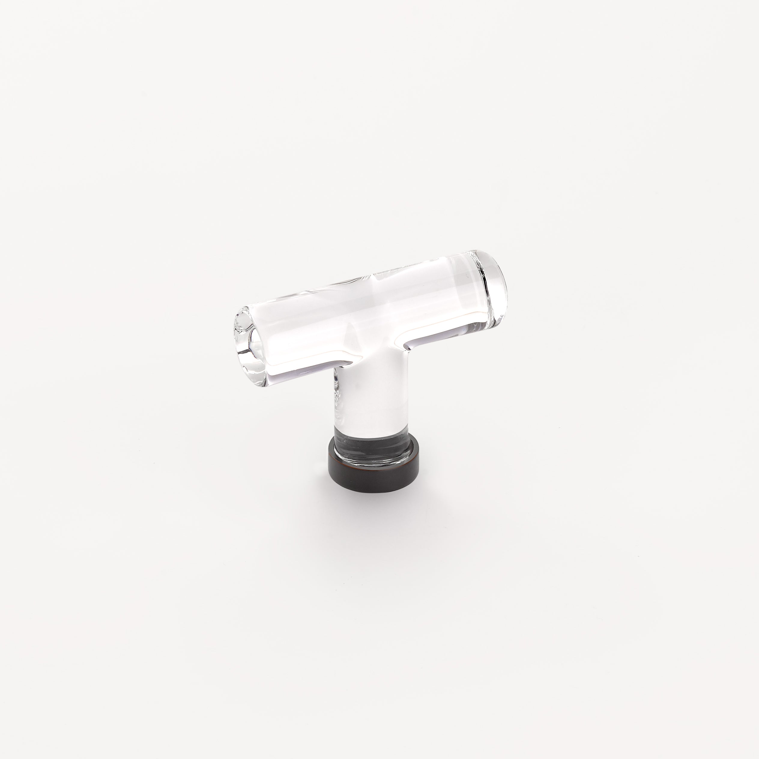 2-1/8in Crystal T-Knob by Emtek Oil Rubbed Bronze
