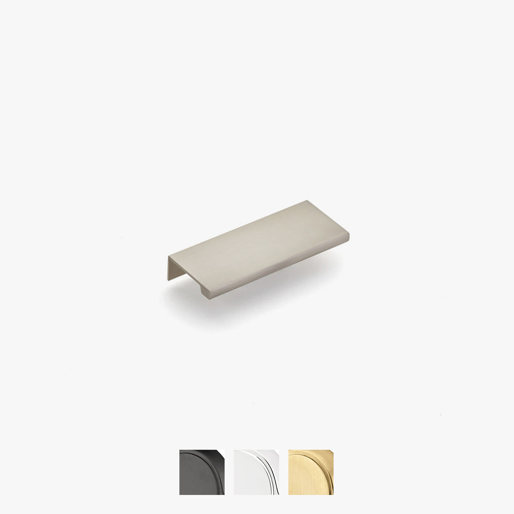 Contemporary Edge Pull by Emtek 3" Satin Nickel
