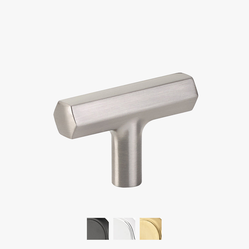 Urban Modern 2in Mod Hex T-Knob by Emtek Satin Nickel