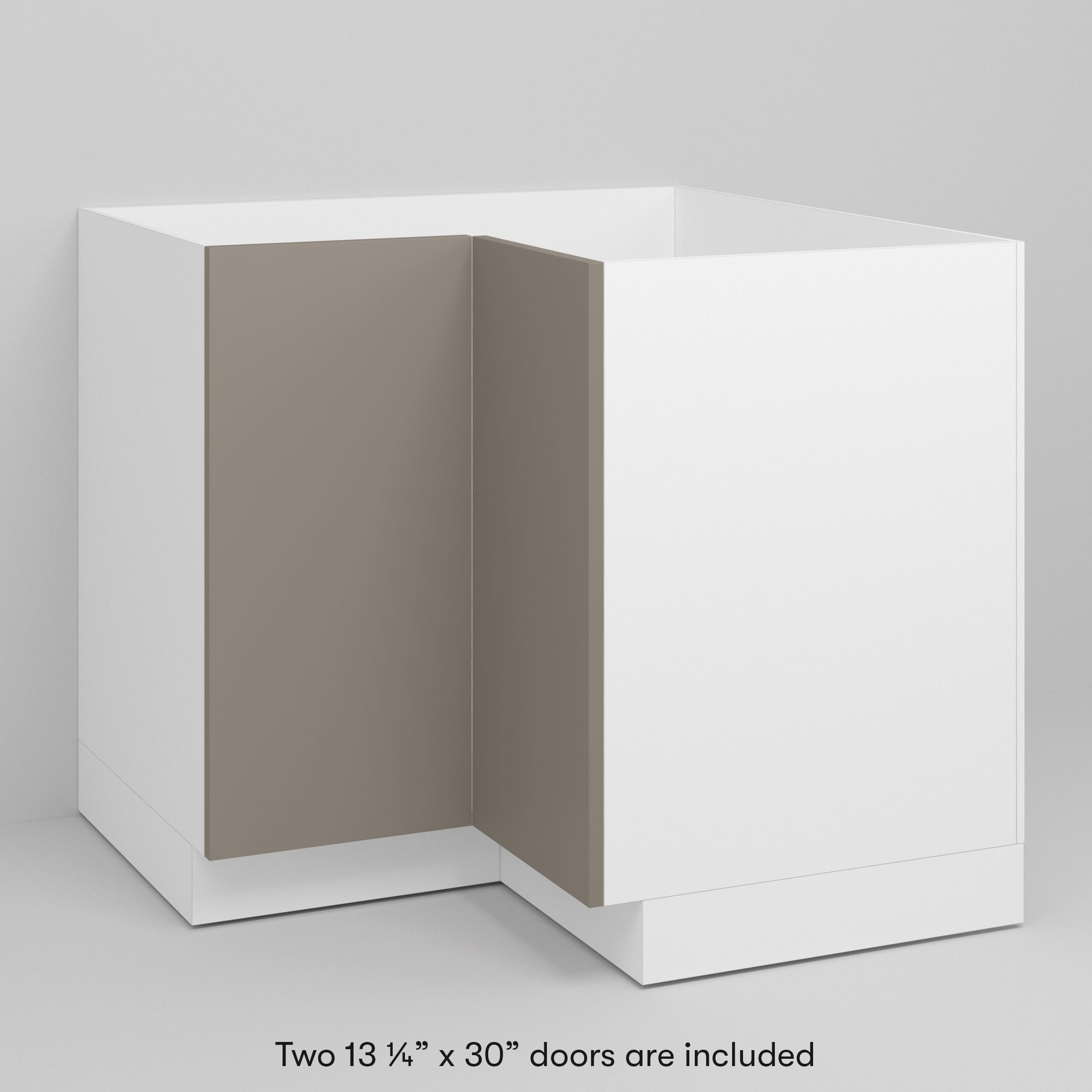 Desert Grey Supermatte Slab Door for Sektion