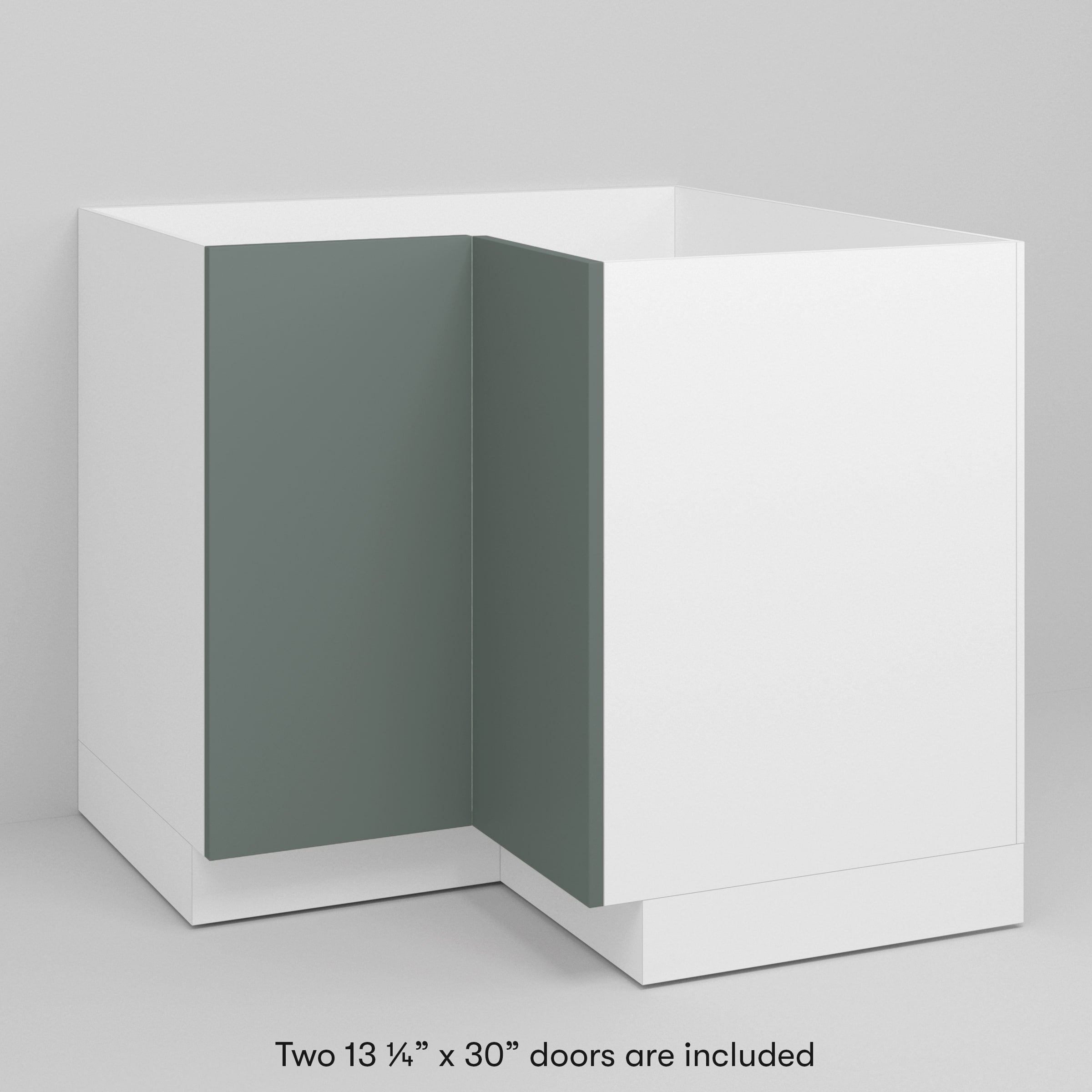 Moss Supermatte Slab Door for Sektion