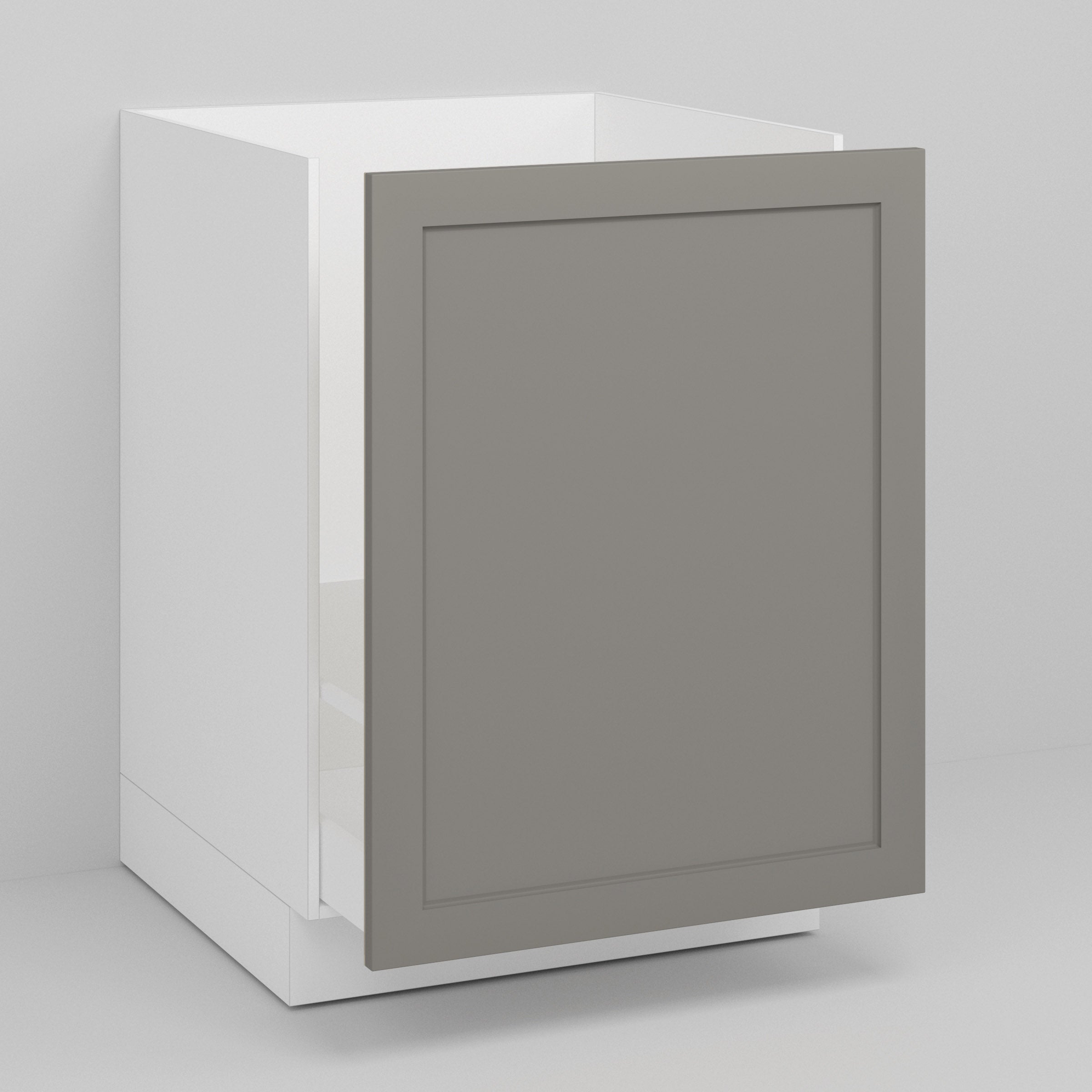 Light Grey Supermatte Shaker Door for Akurum 11 27/32" 23 7/8"