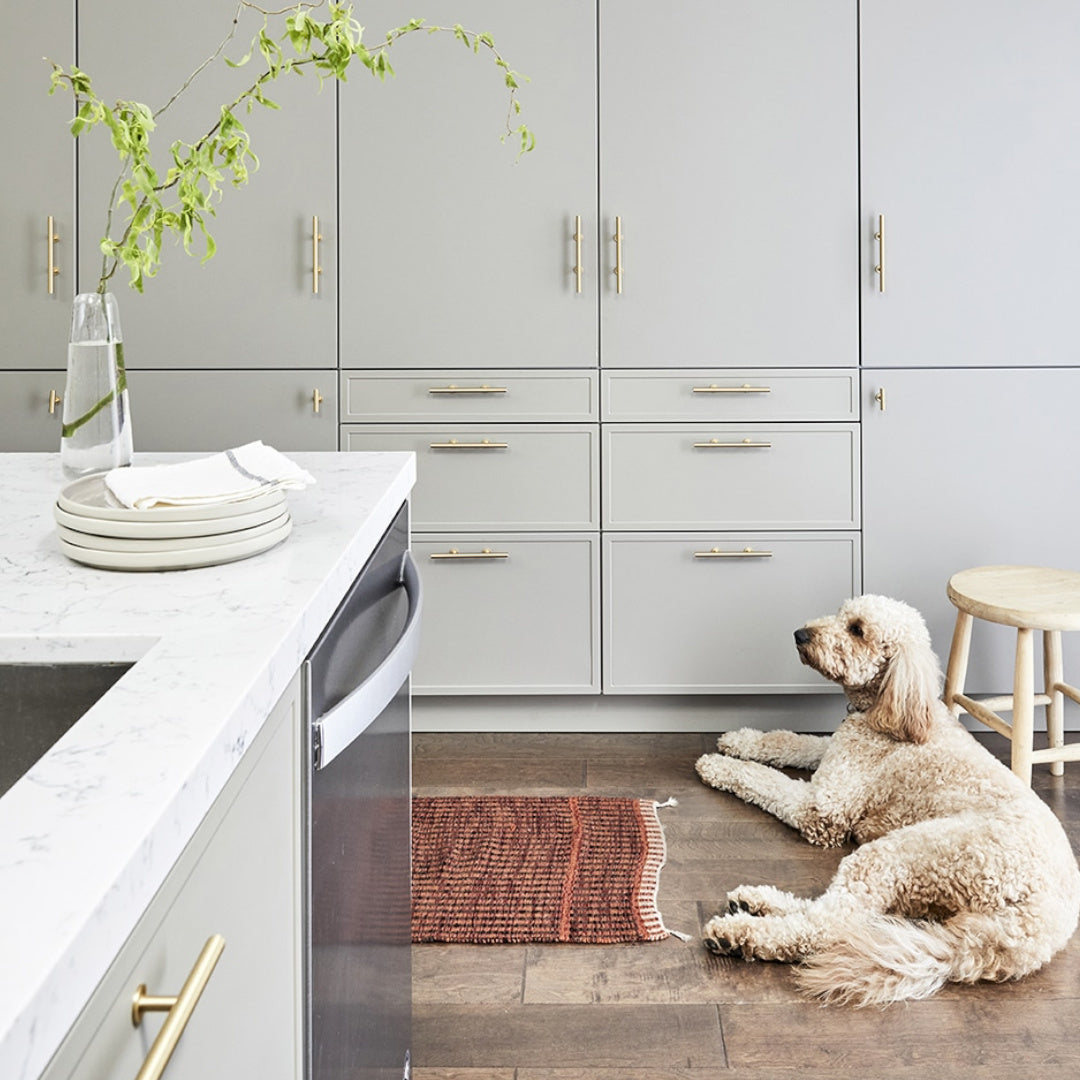 7" Round Bar Pull - Black Stainless Steel Black Stainless Steel