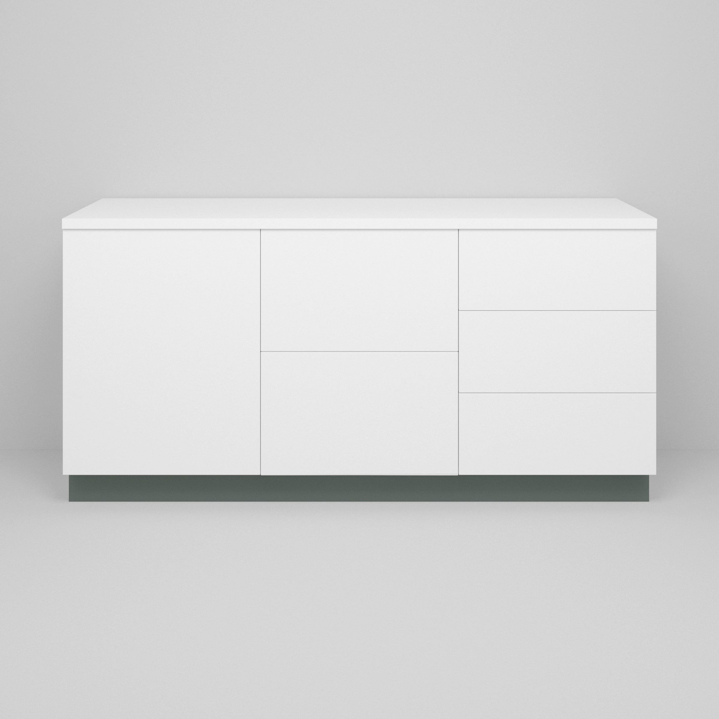 Moss Supermatte Slab Toekick for Sektion