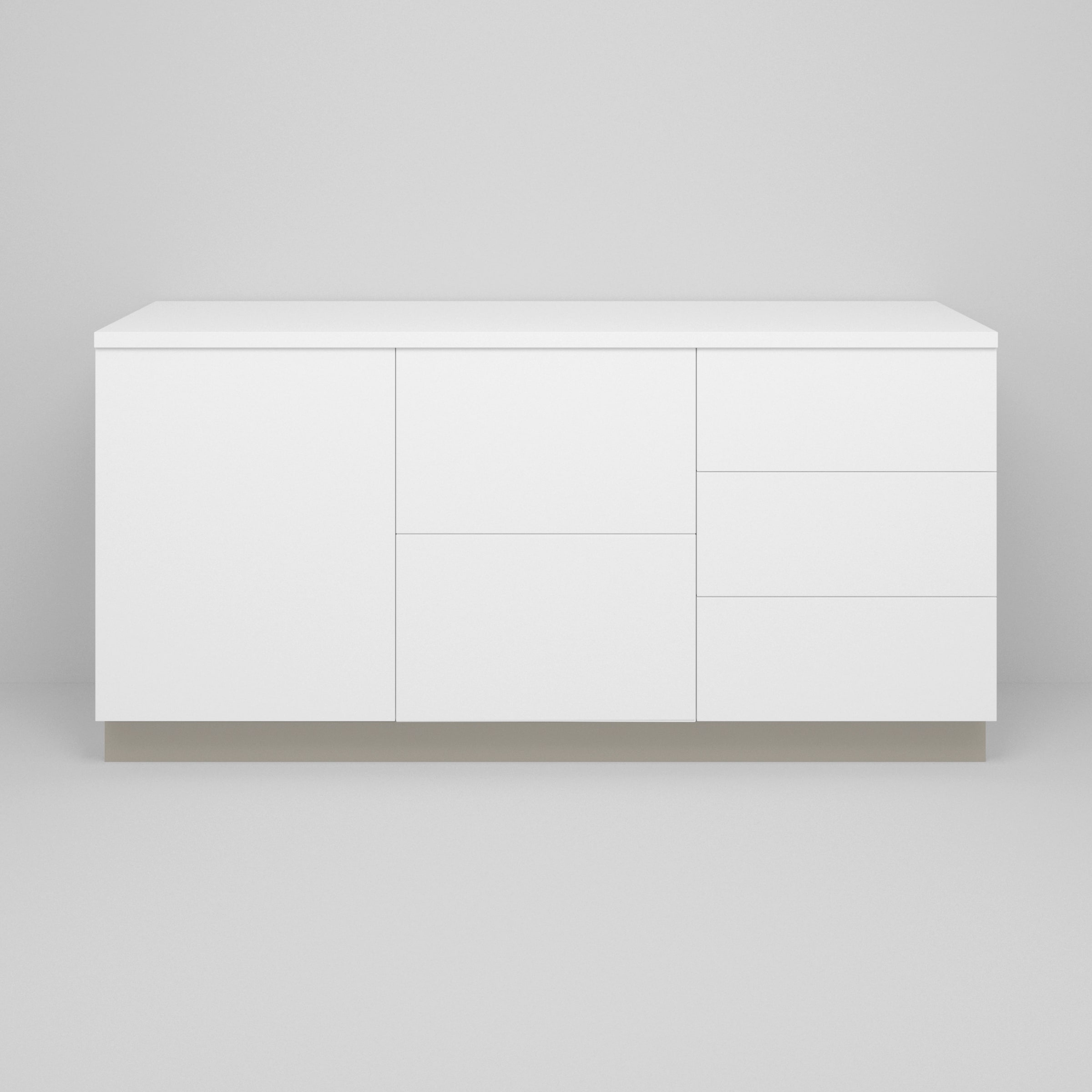 Stone Supermatte Slab Toekick for Sektion