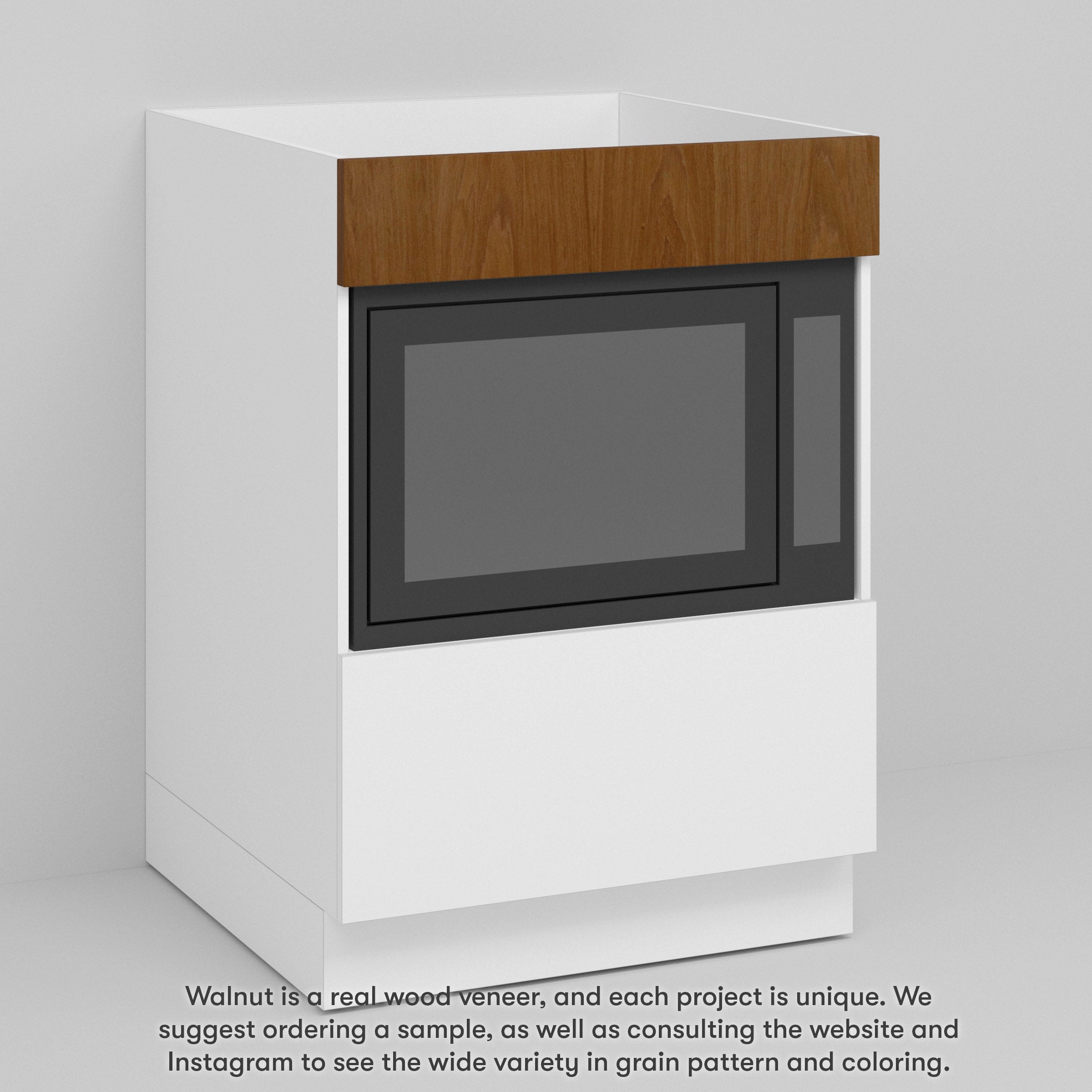 Walnut Slab Trim for Sektion (Horizontal Grain)