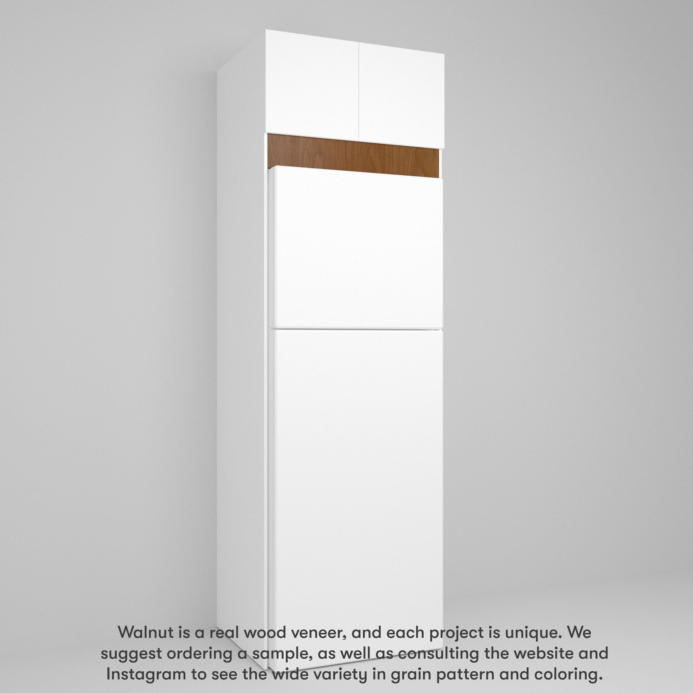 Walnut Slab Trim for Sektion (Horizontal Grain)