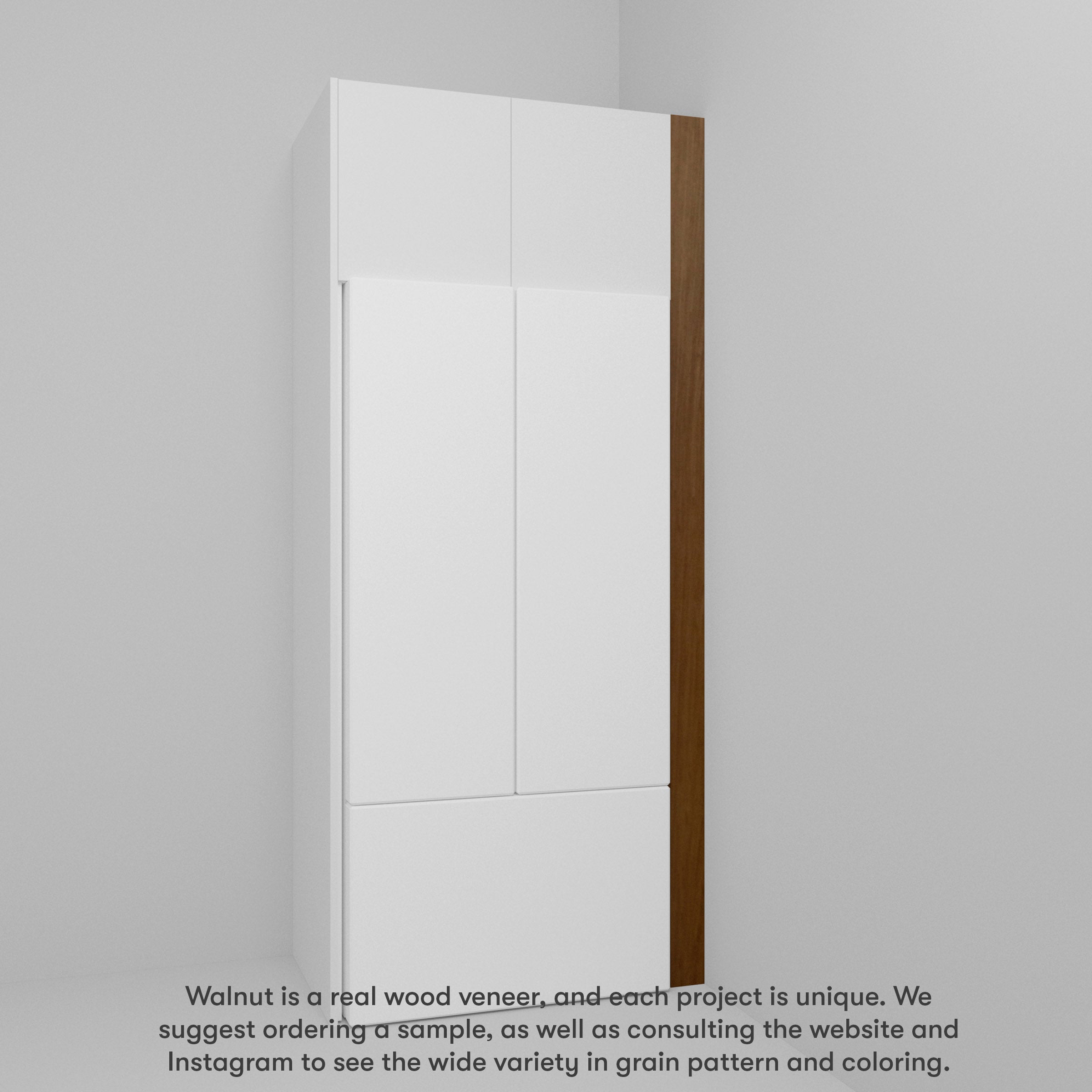 Walnut Slab Trim for Sektion (Horizontal Grain)