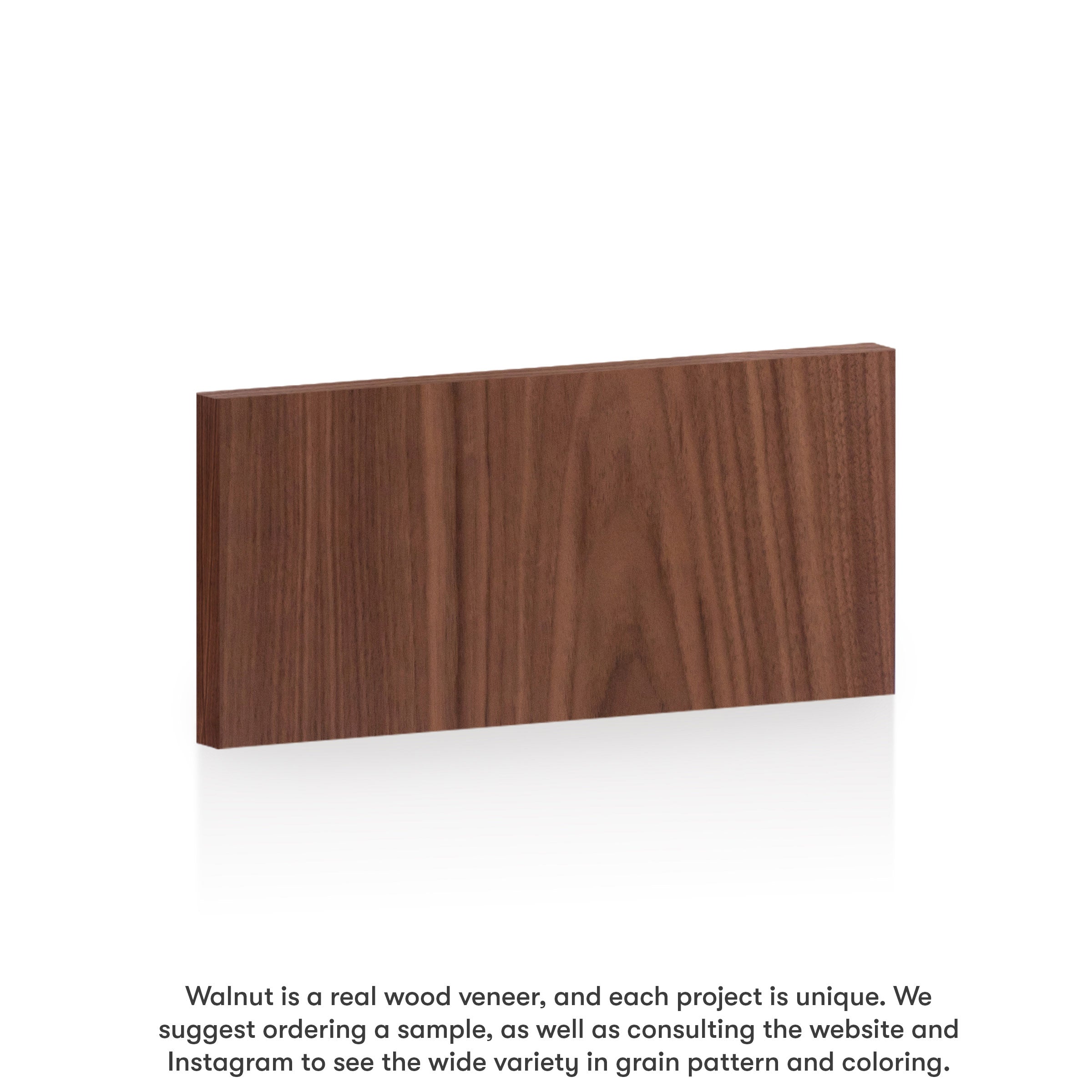 Walnut Slab Drawer for Sektion (Vertical Grain)