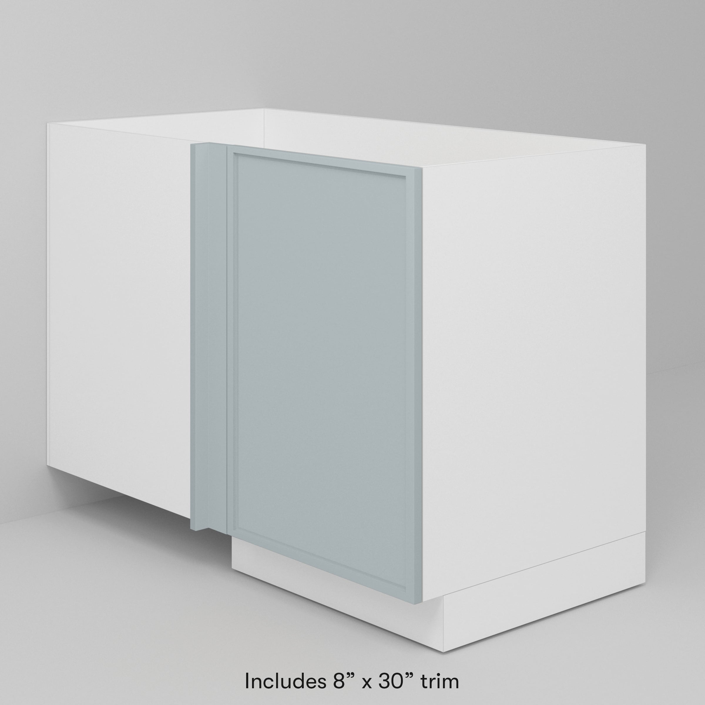 Agave Quarterline Door for Sektion 21" Corner Cabinet / 30" (W/TRIM) / Agave