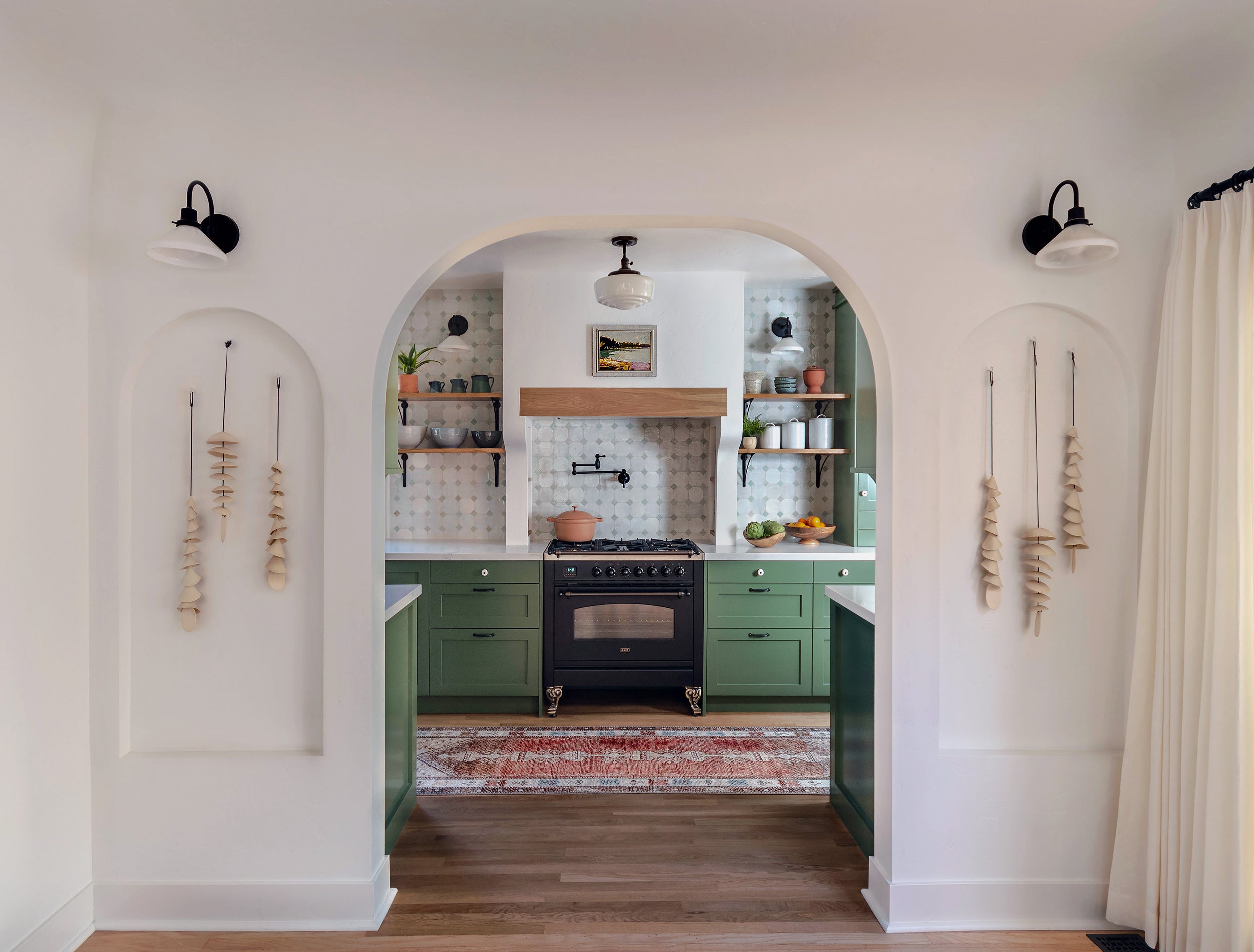 A DIY Kitchen in Perfect Green