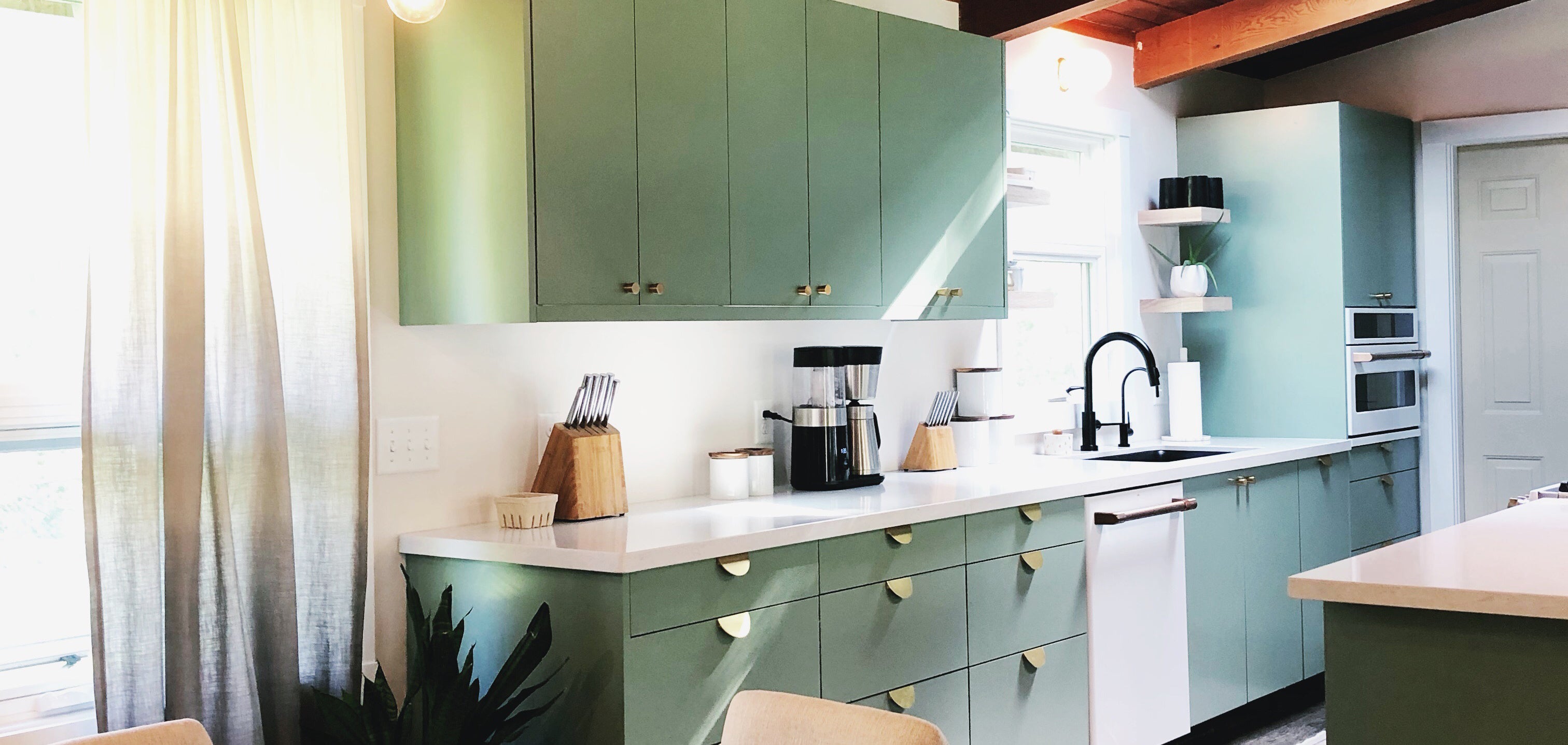 A True DIY Kitchen Reno Using Semihandmade Slab Fronts