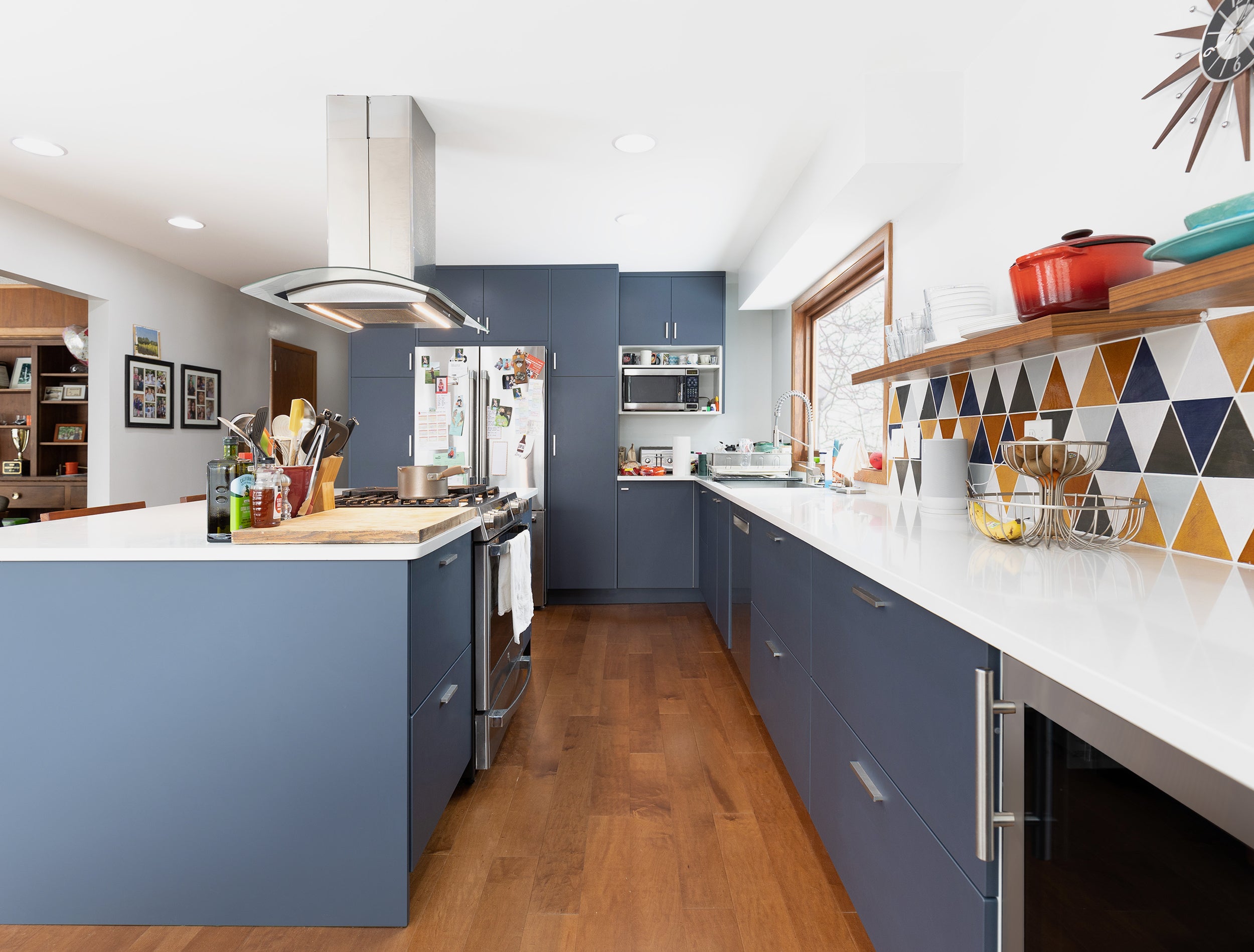 A Geometrically Modern Kitchen