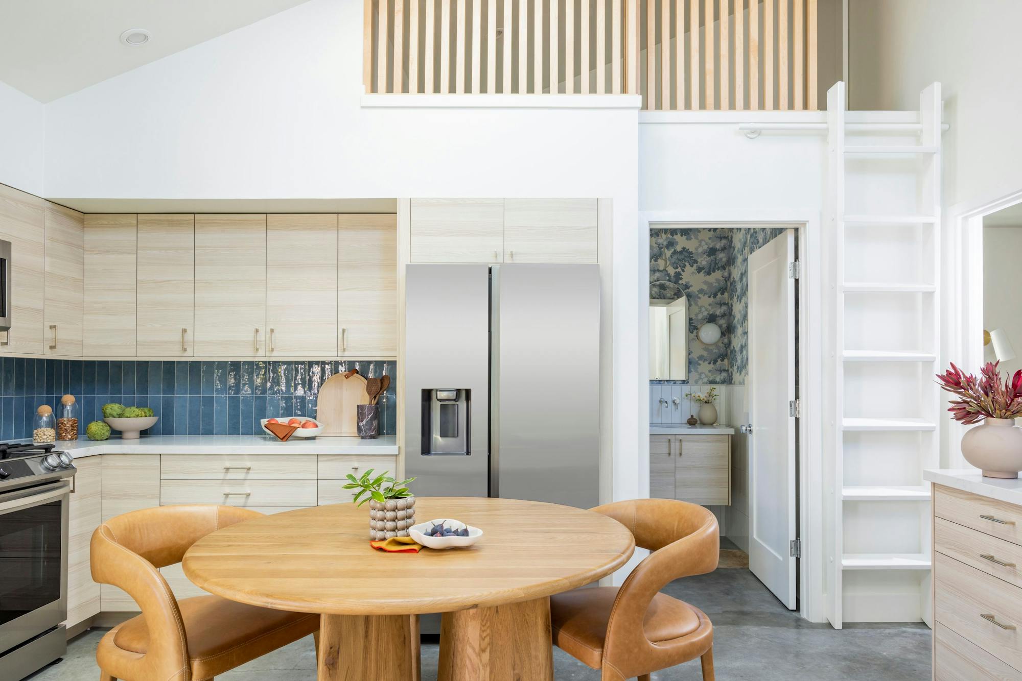 A Swoon-Worthy Oat Slab Kitchen