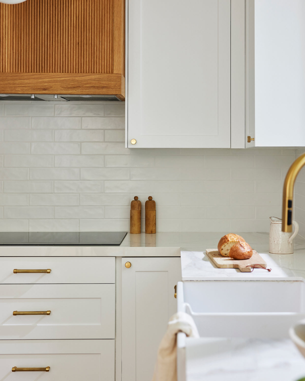 A White Kitchen With Eye-Catching Details – Semihandmade