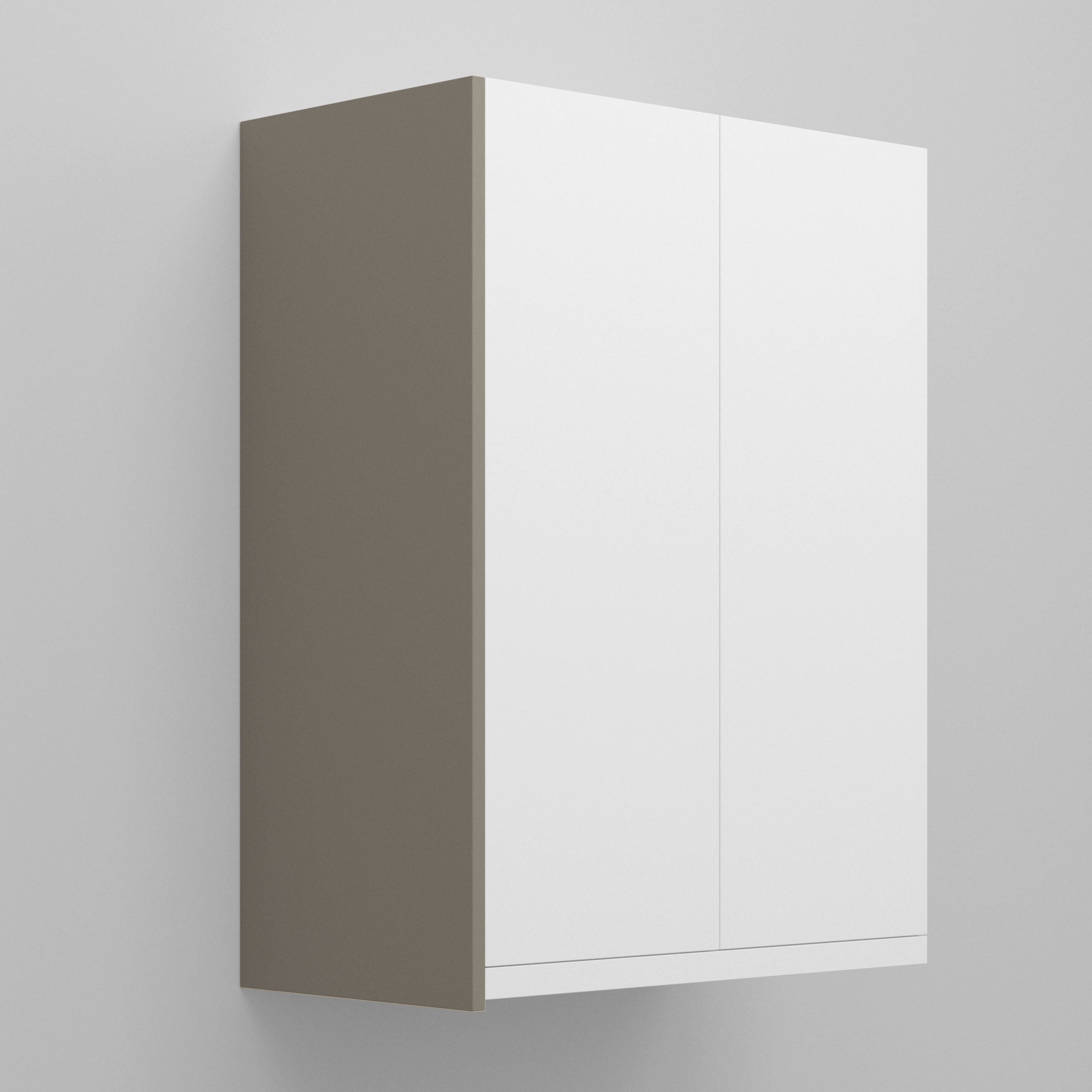 Desert Grey Supermatte Slab Cover Panels for Sektion