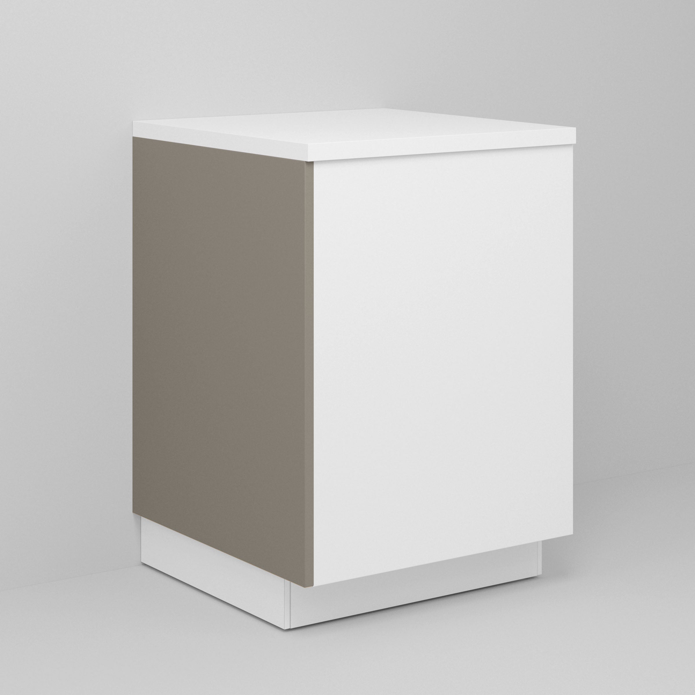 Desert Grey Supermatte Slab Cover Panels for Sektion