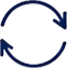 Black circular double-arrow icon