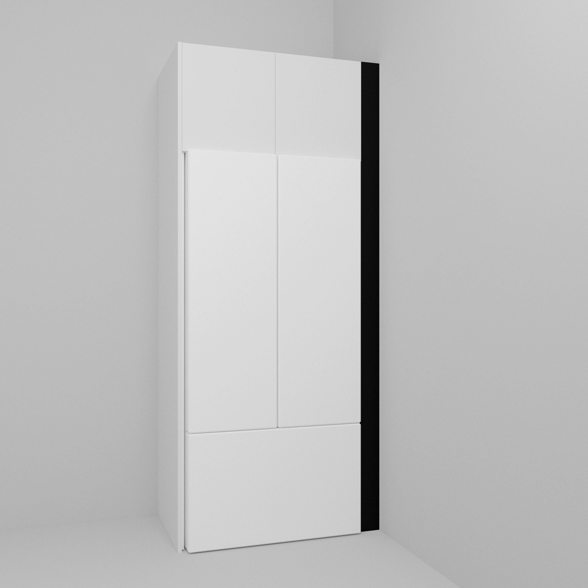 Black Supermatte Slab Trim for Sektion