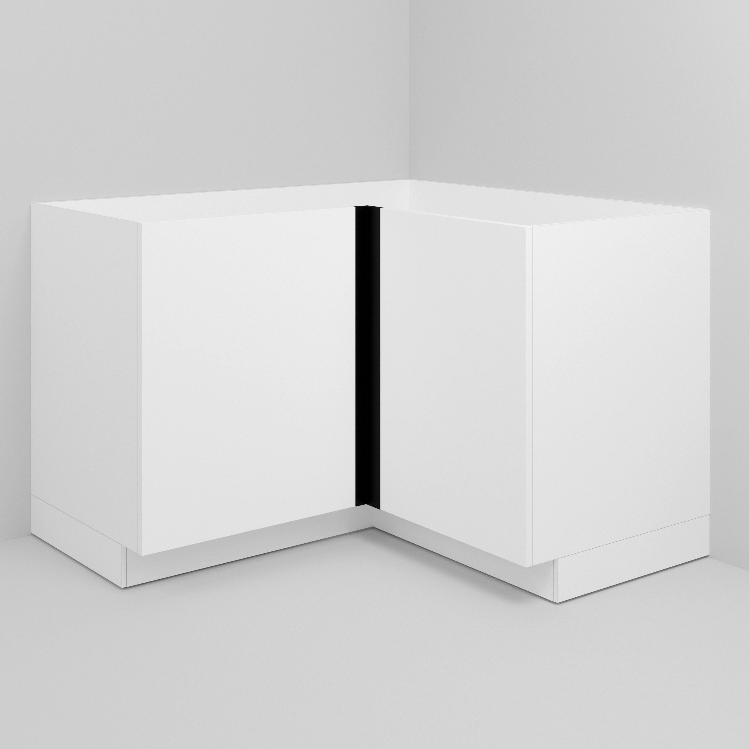 Black Supermatte Slab Trim for Sektion