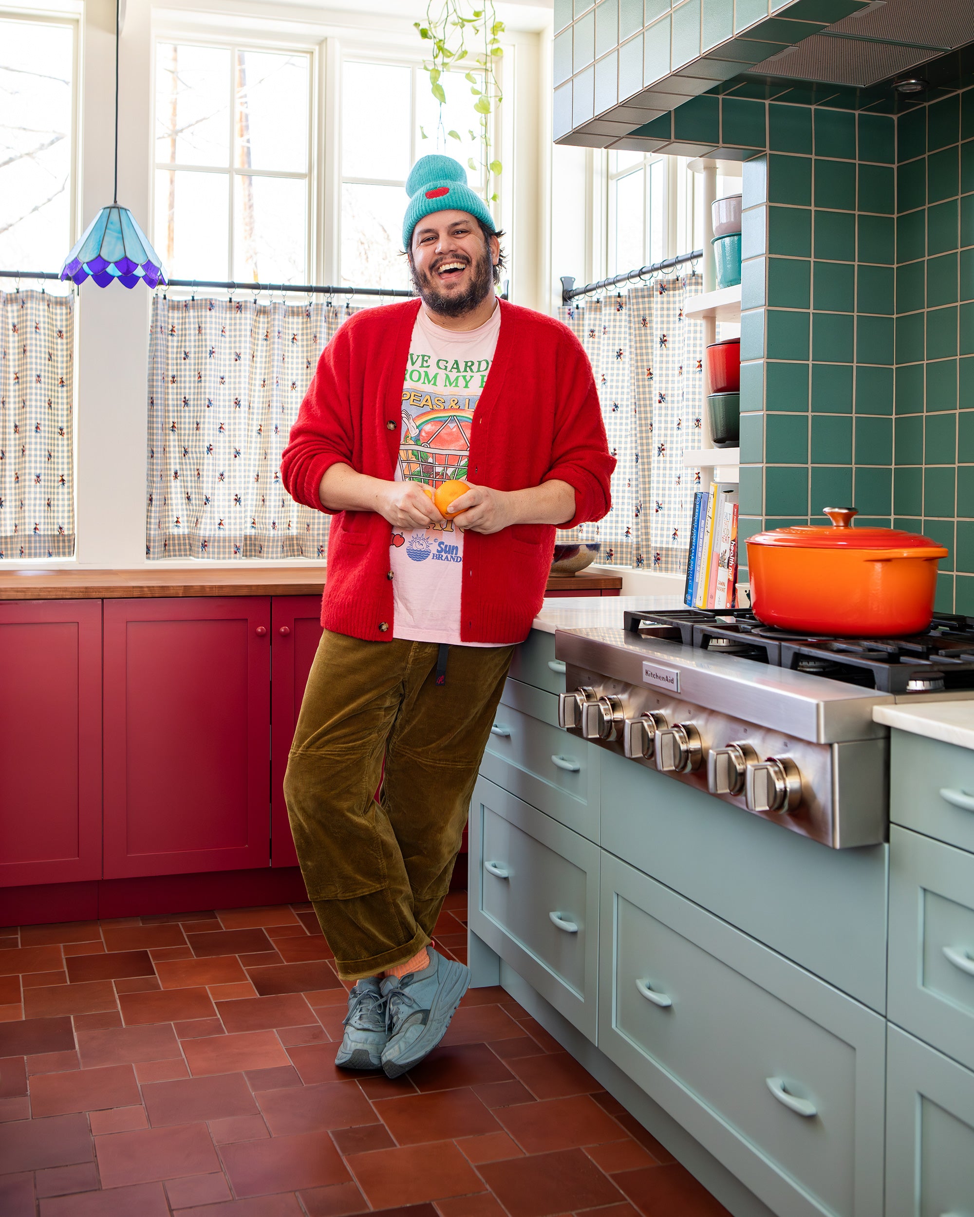 Grossy Pelosi colorful kitchen