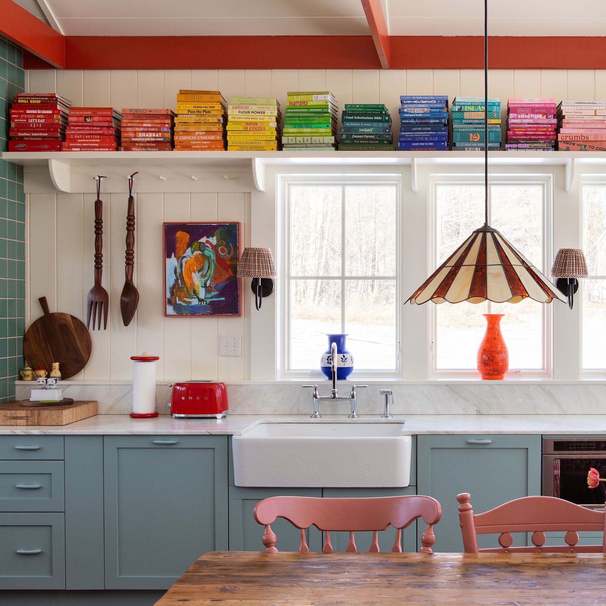 Grossy Pelosi colorful kitchen