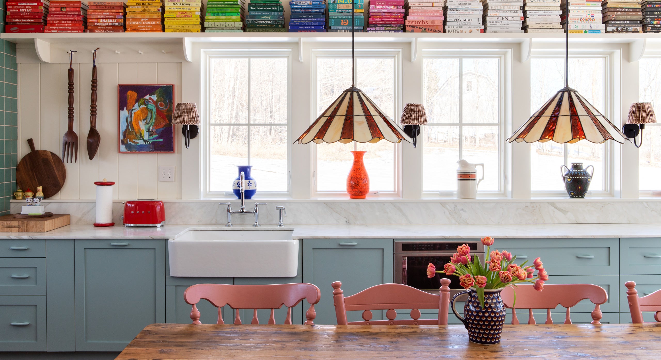 Grossy Pelosi colorful kitchen