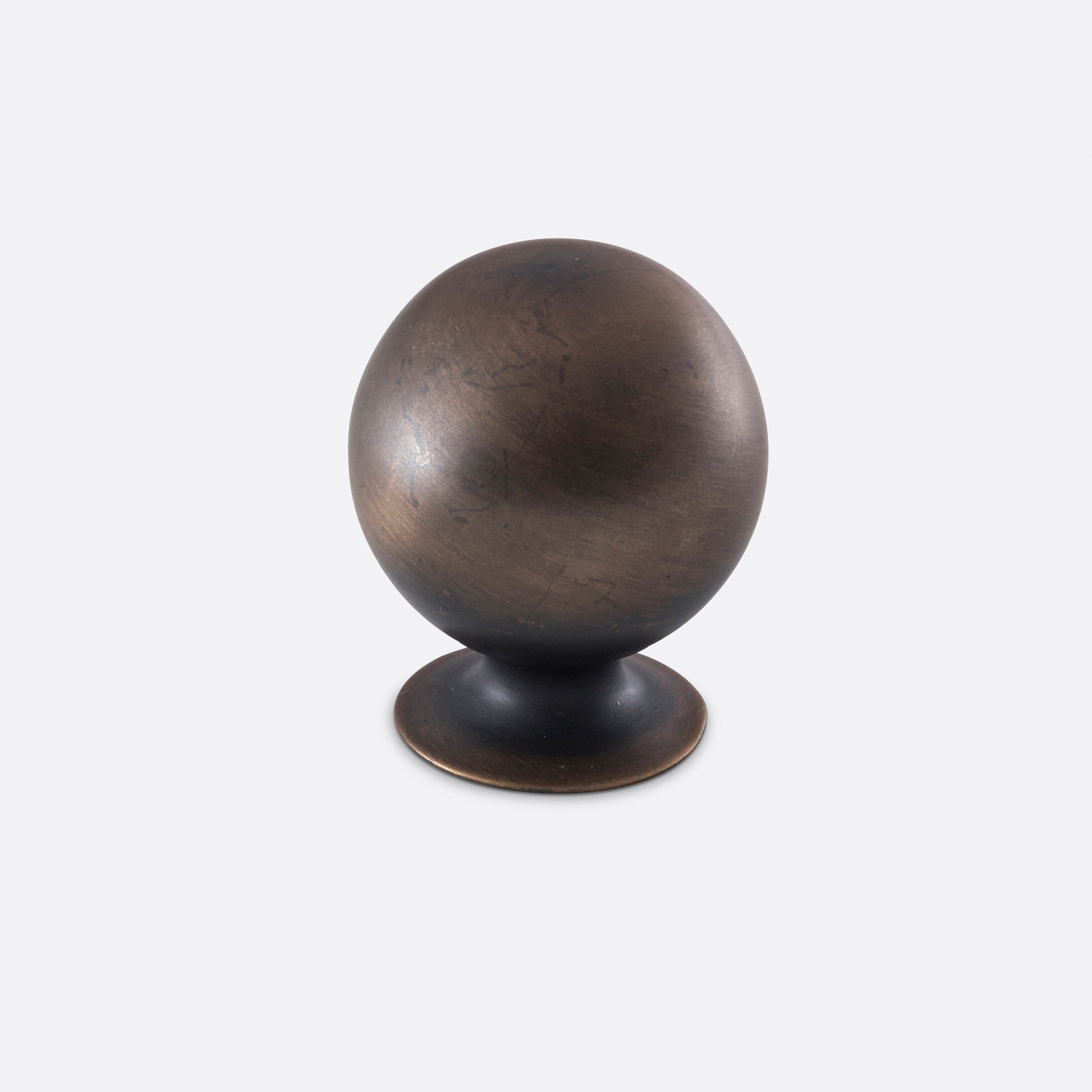 Ball Cabinet Knob by Rejuvenation Burnished Antique