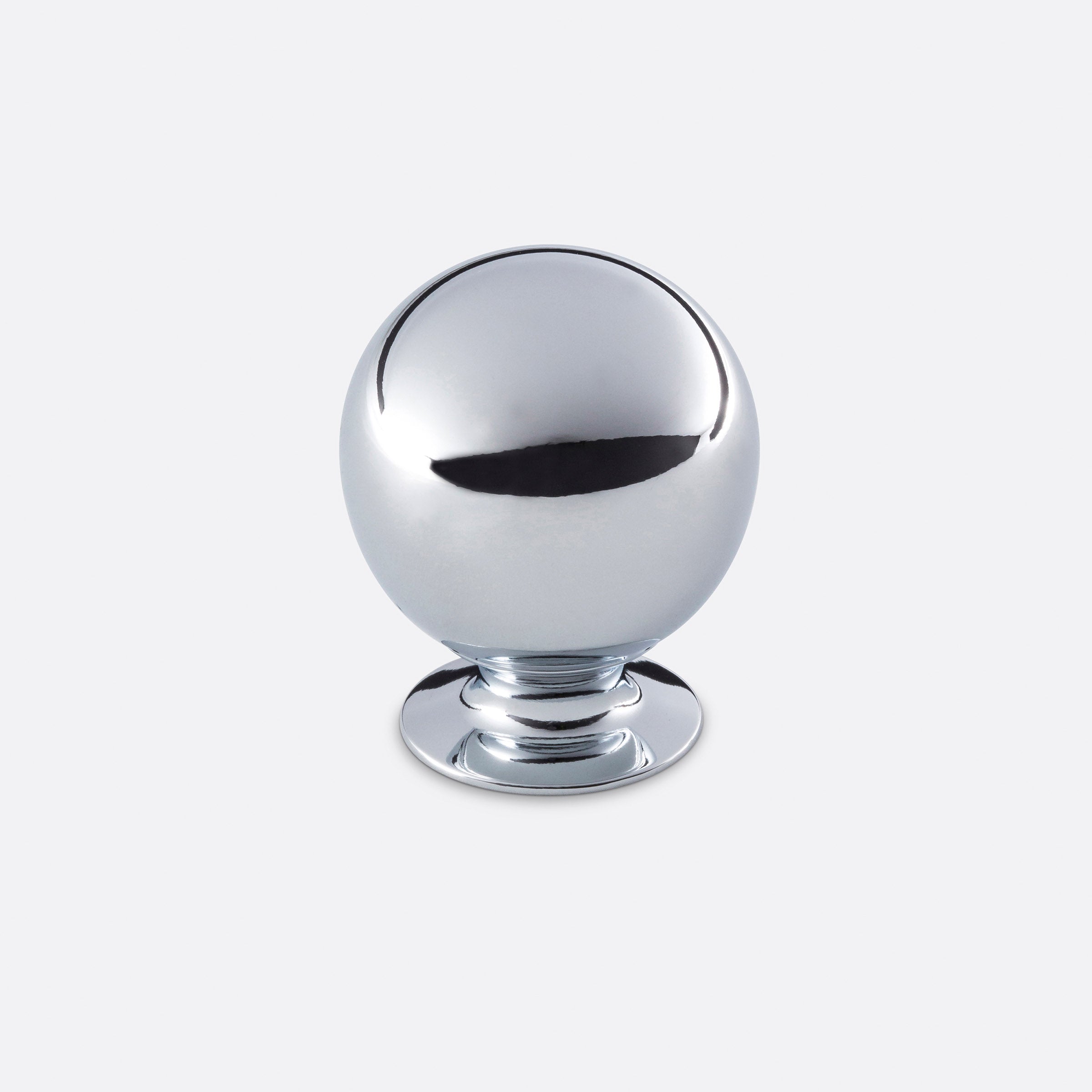 Ball Cabinet Knob by Rejuvenation Polished Chrome