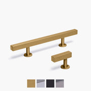 Bar Pulls by Lew's Hardware Knob Brushed Brass
