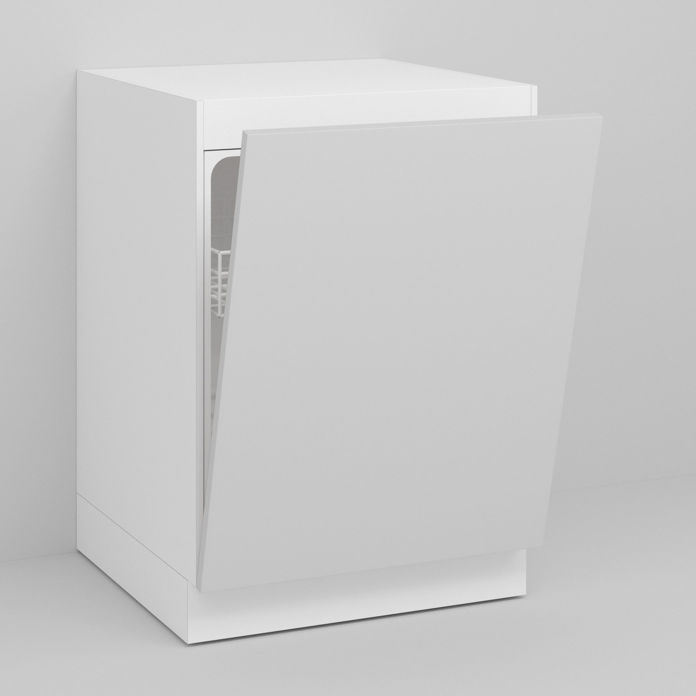 Custom Painted Slab Door for Sektion