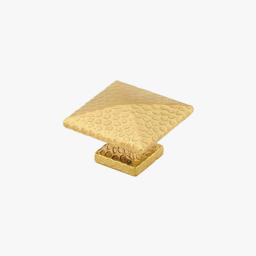 Arts and Crafts 1in Square Dimpled Knob by Emtek